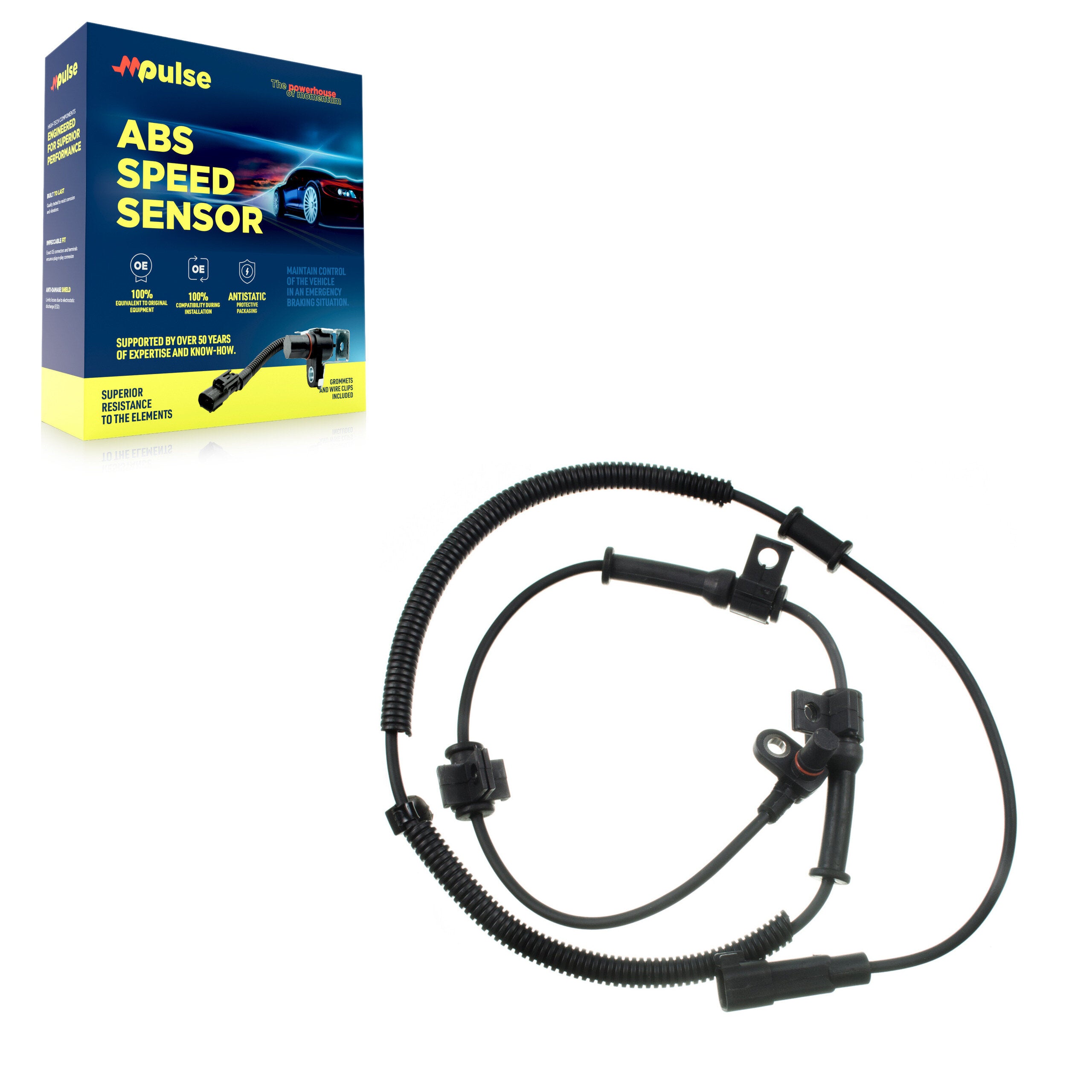 Mpulse SEN-2ABS2598 ABS Wheel Speed Sensor for 2011-2012 Ford F-250 Super Duty, Ford F-350 Super Duty - Front