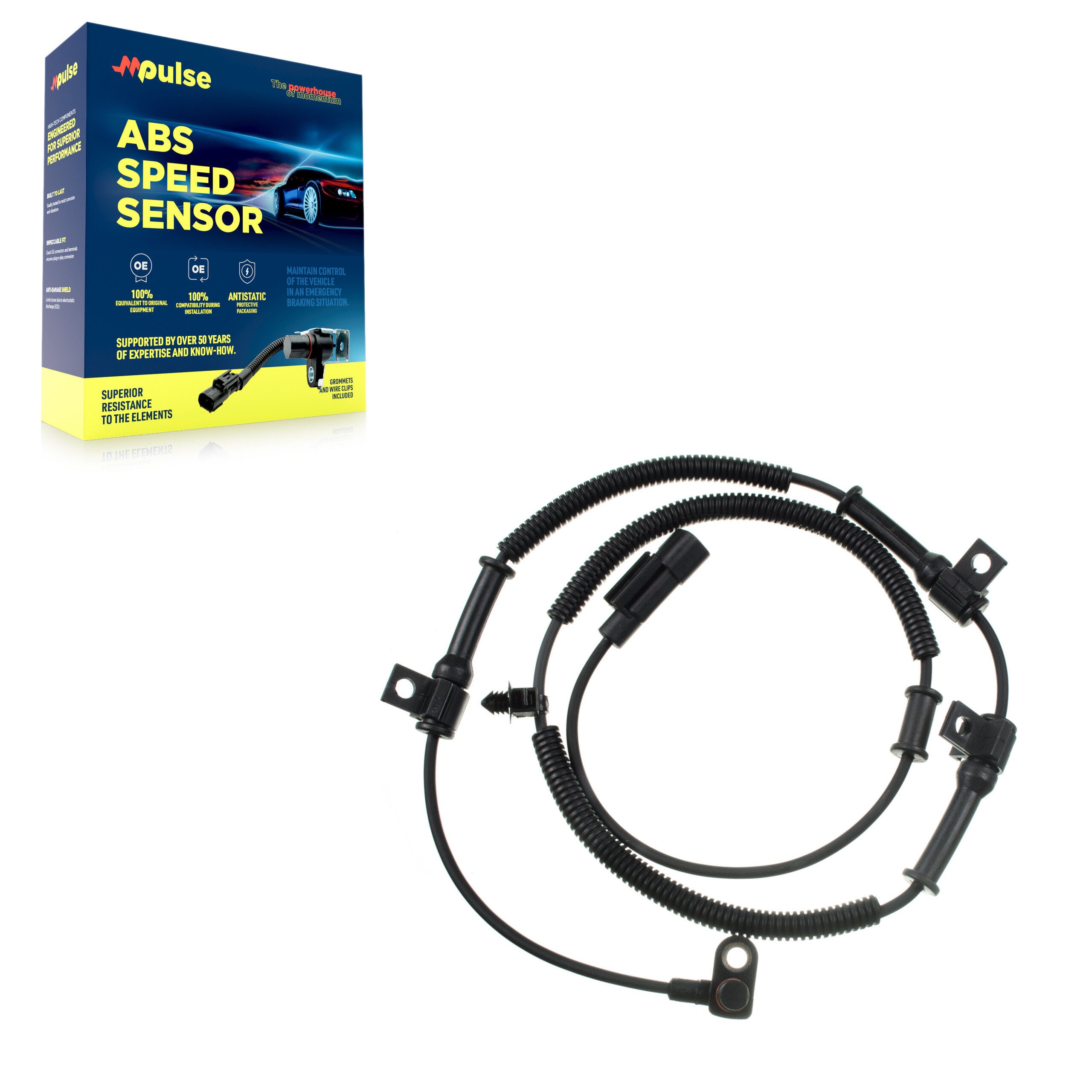 Mpulse SEN-2ABS2599 ABS Wheel Speed Sensor for 2013-2016 Ford F-250 Super Duty, Ford F-350 Super Duty - Front