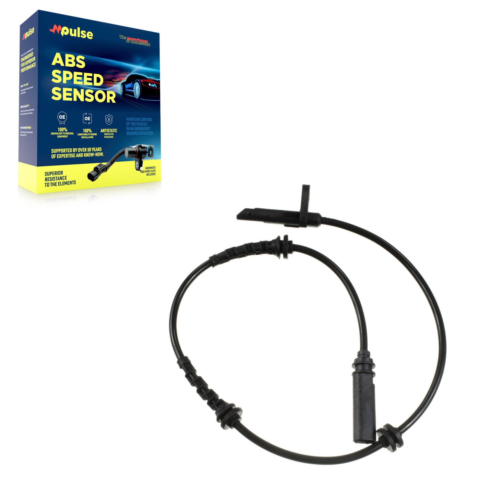 Mpulse SEN-2ABS2612 ABS Wheel Speed Sensor for 2010-2019 BMW 640i Gran Coupe, BMW 640i xDrive Gran Coupe, BMW 650i Gran Coupe - Rear