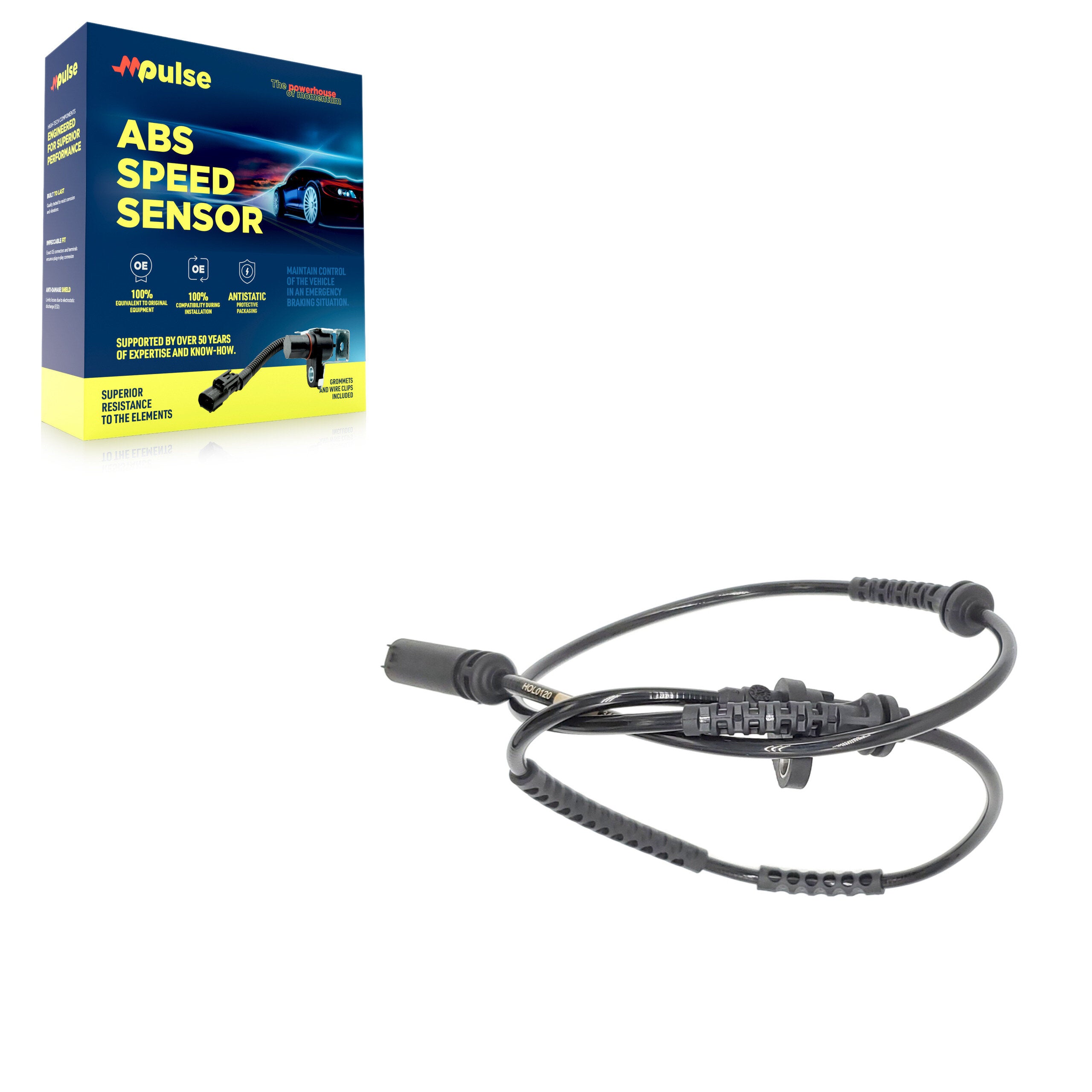 Mpulse SEN-2ABS2614 ABS Wheel Speed Sensor for 2009-2019 BMW 640i Gran Coupe, BMW 650i Gran Coupe, BMW M6 Gran Coupe - Front
