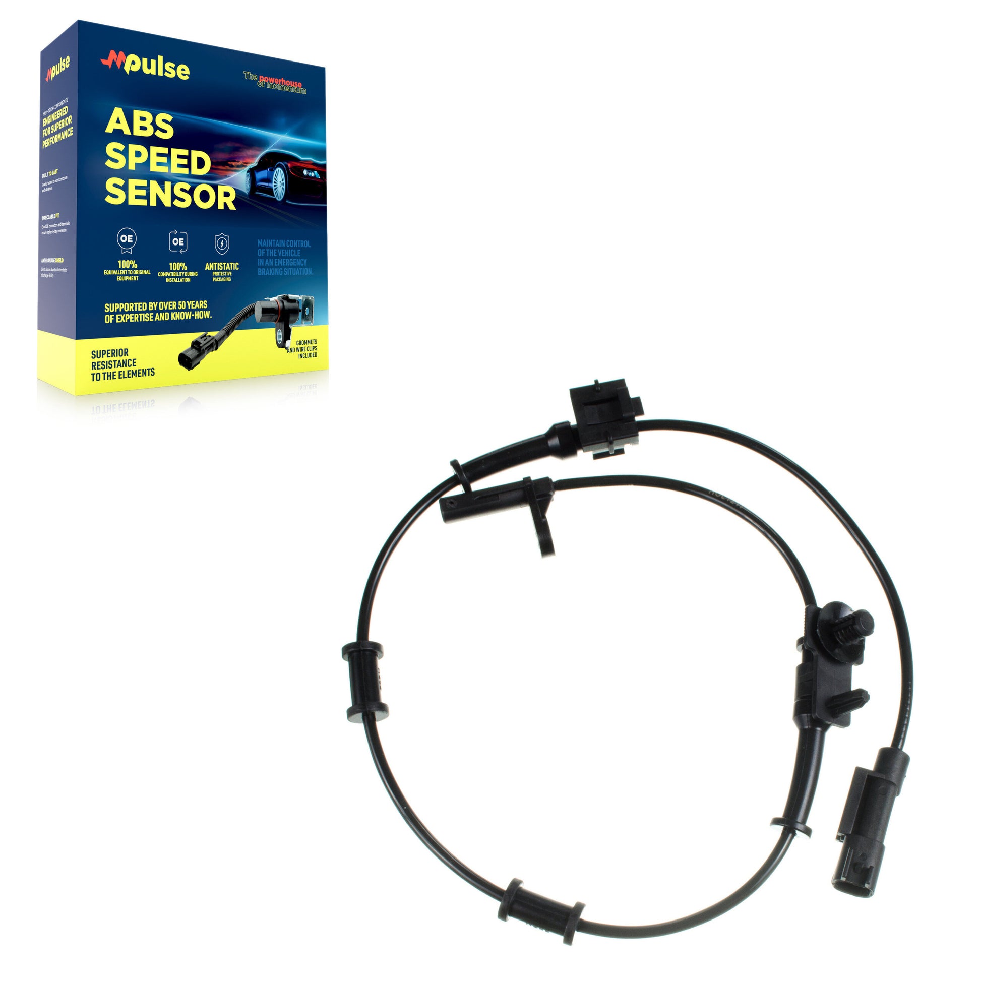 Mpulse SEN-2ABS2659 ABS Wheel Speed Sensor for 2011-2014 Dodge Charger, Chrysler 300, Dodge Challenger - Front