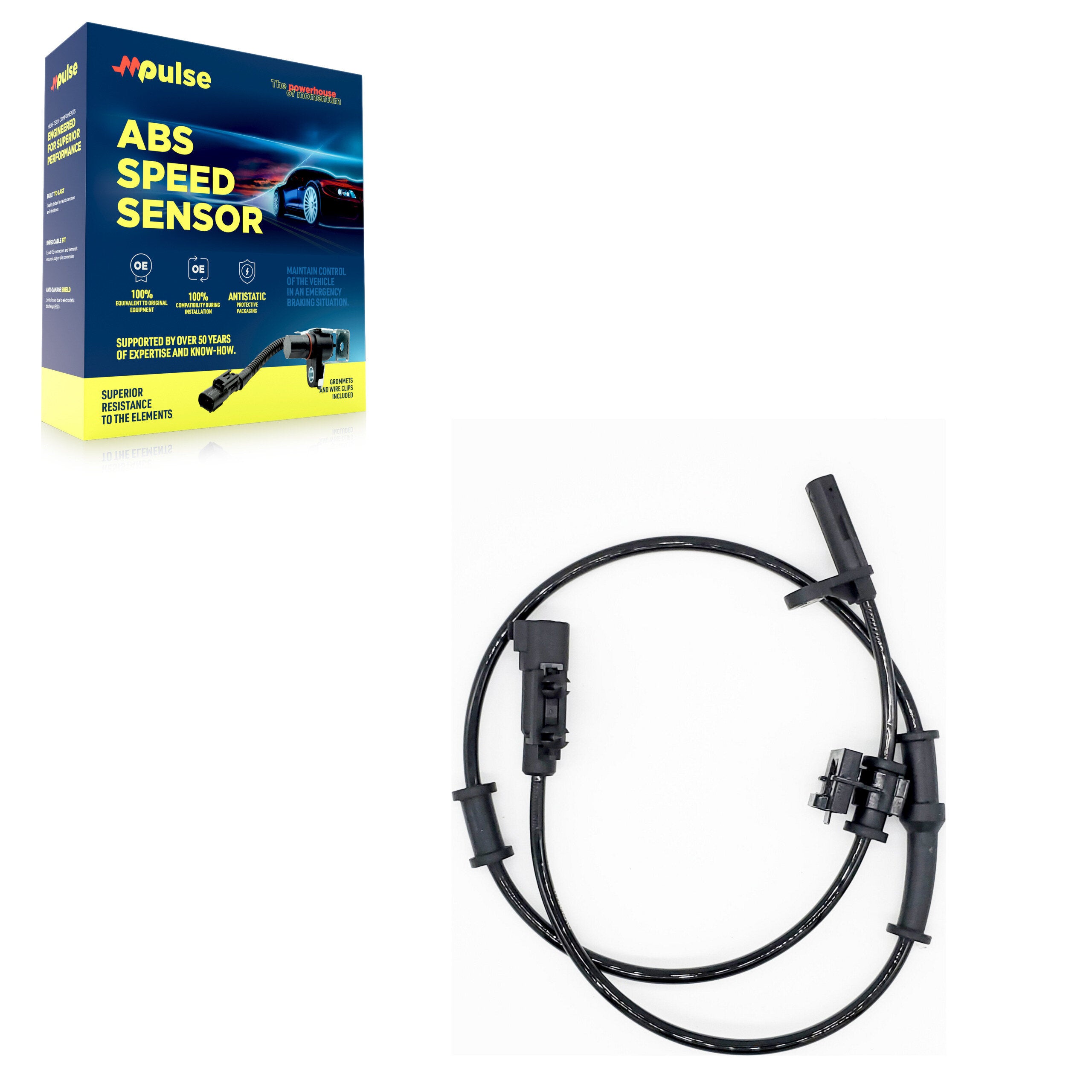 Mpulse SEN-2ABS2660 ABS Wheel Speed Sensor for 2011-2022 Dodge Challenger, Dodge Charger, Chrysler 300 - Rear Right