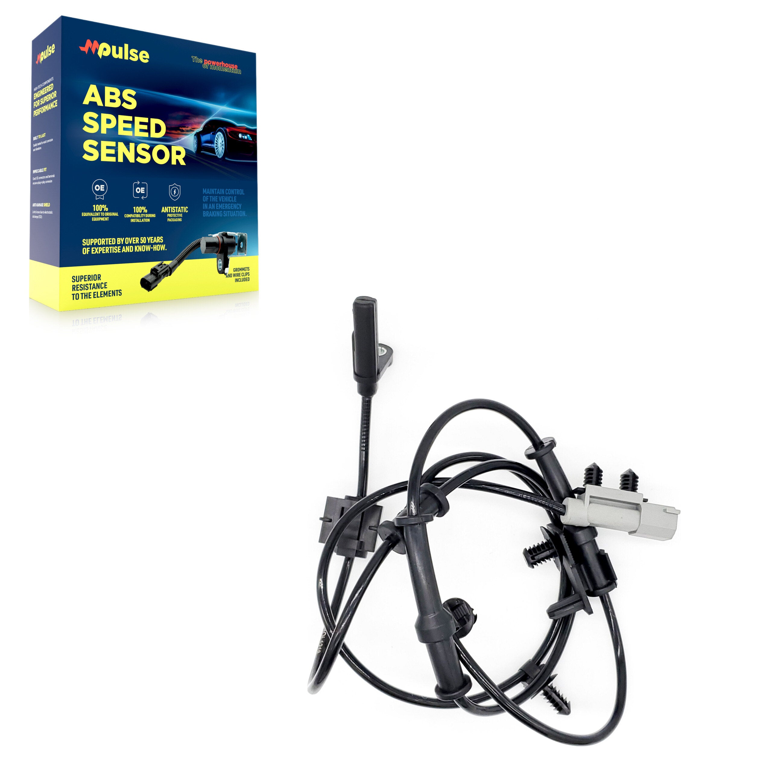 Mpulse SEN-2ABS2661 ABS Wheel Speed Sensor for 2011-2022 Dodge Challenger, Dodge Charger, Chrysler 300 - Rear Left