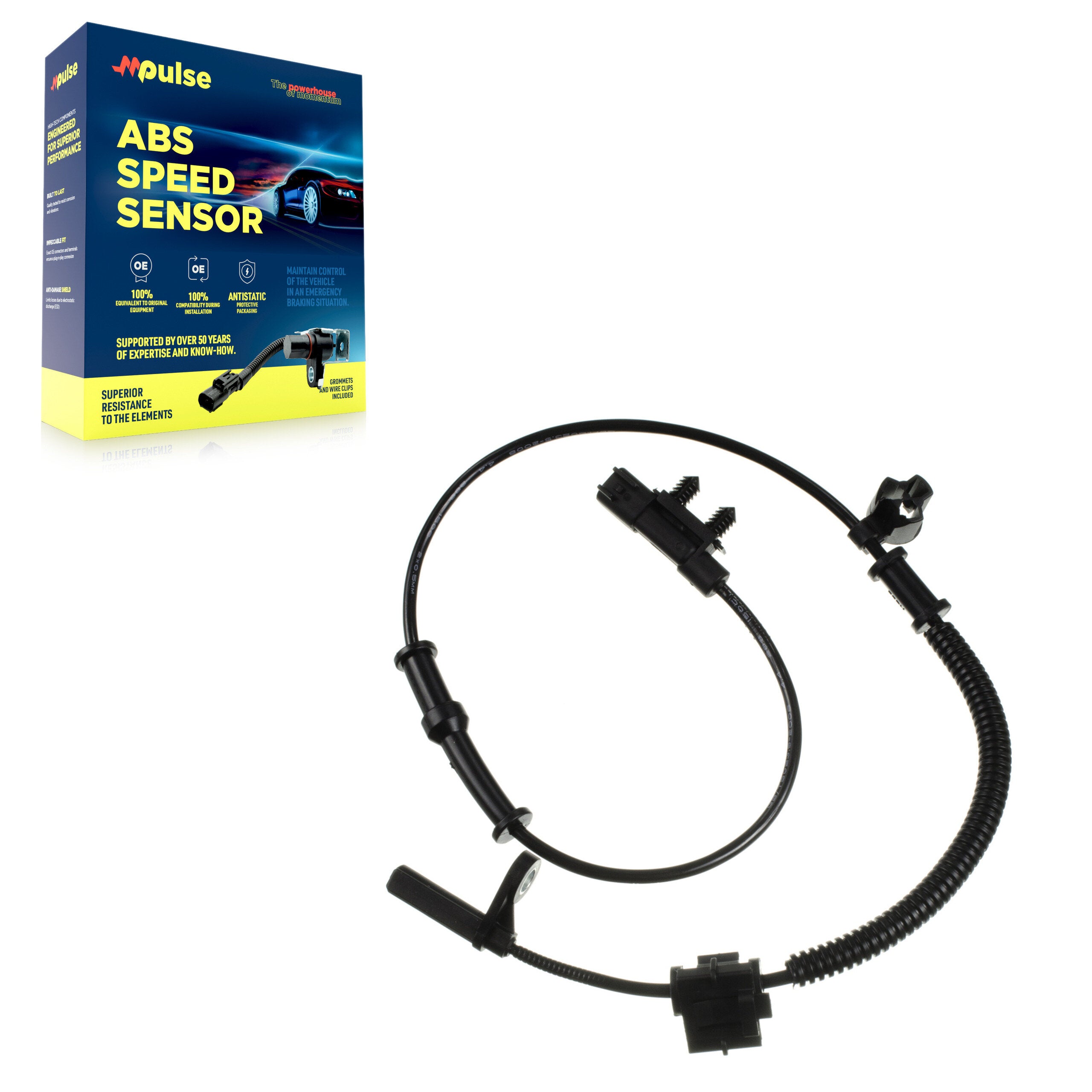 Mpulse SEN-2ABS2663 ABS Wheel Speed Sensor for 2011-2022 Dodge Challenger, Dodge Charger, Chrysler 300 - Rear Right