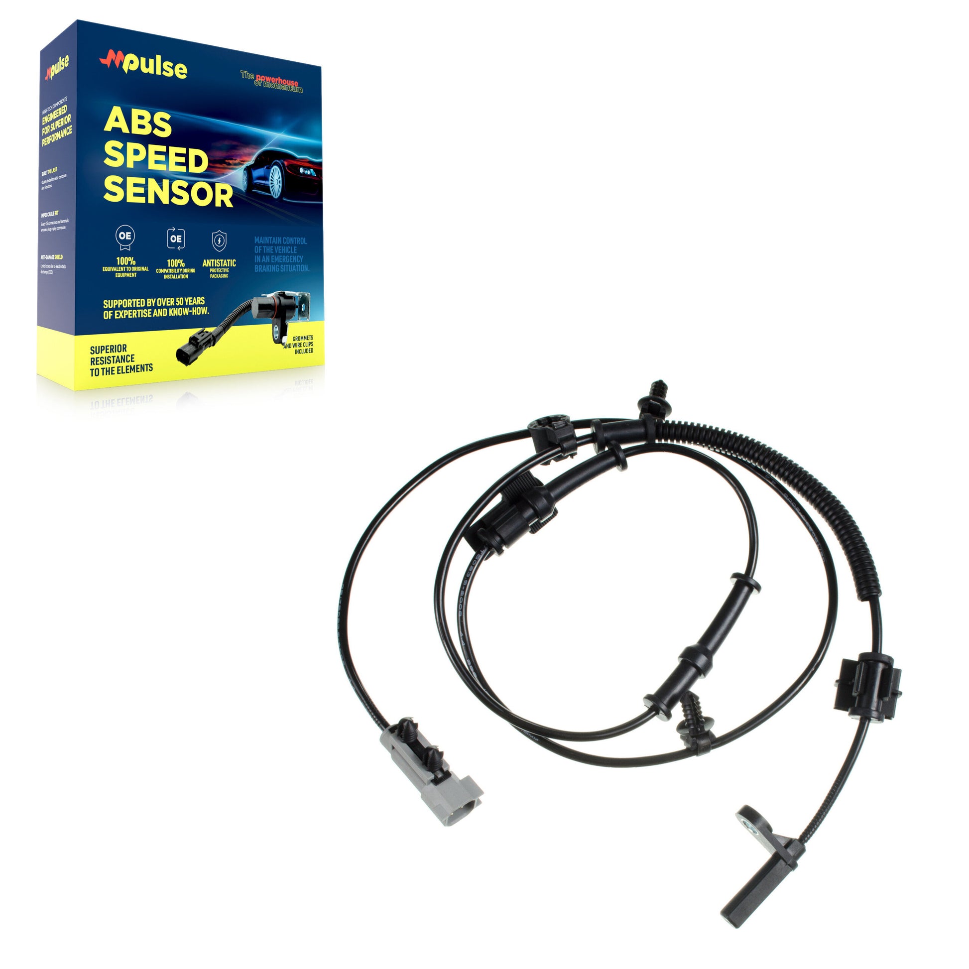Mpulse SEN-2ABS2664 ABS Wheel Speed Sensor for 2011-2022 Dodge Challenger, Dodge Charger, Chrysler 300 - Rear Left