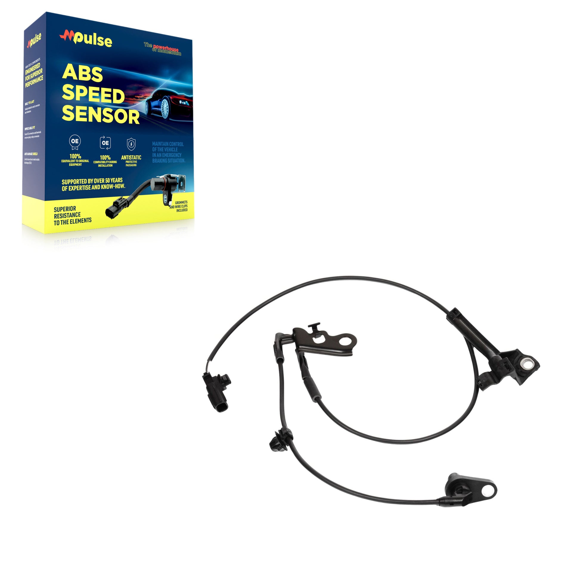 Mpulse SEN-2ABS2667 ABS Wheel Speed Sensor for 2009-2019 Toyota Corolla, Pontiac Vibe, Toyota Matrix - Front Left