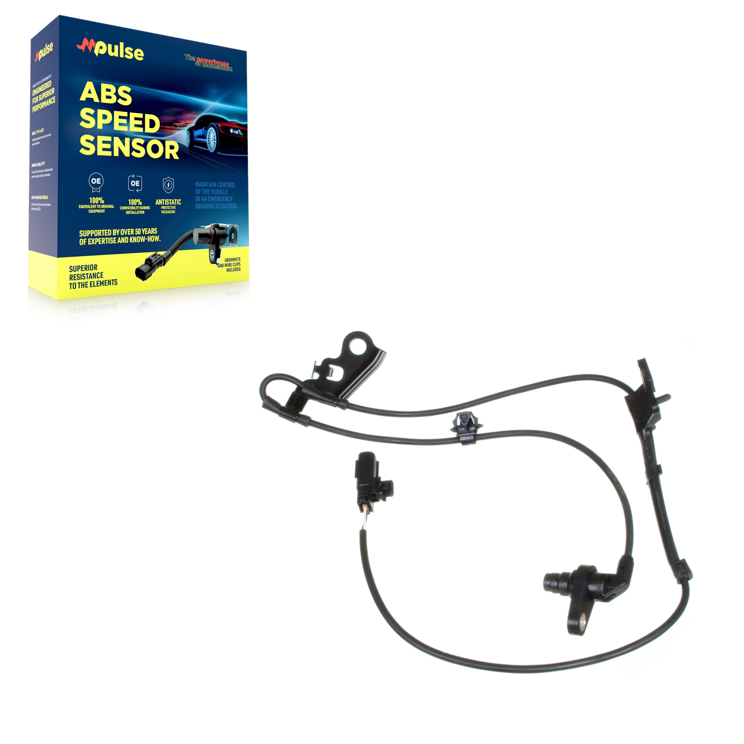 Mpulse SEN-2ABS2669 ABS Wheel Speed Sensor for 2009-2019 Toyota Corolla, Pontiac Vibe, Toyota Matrix - Front Right