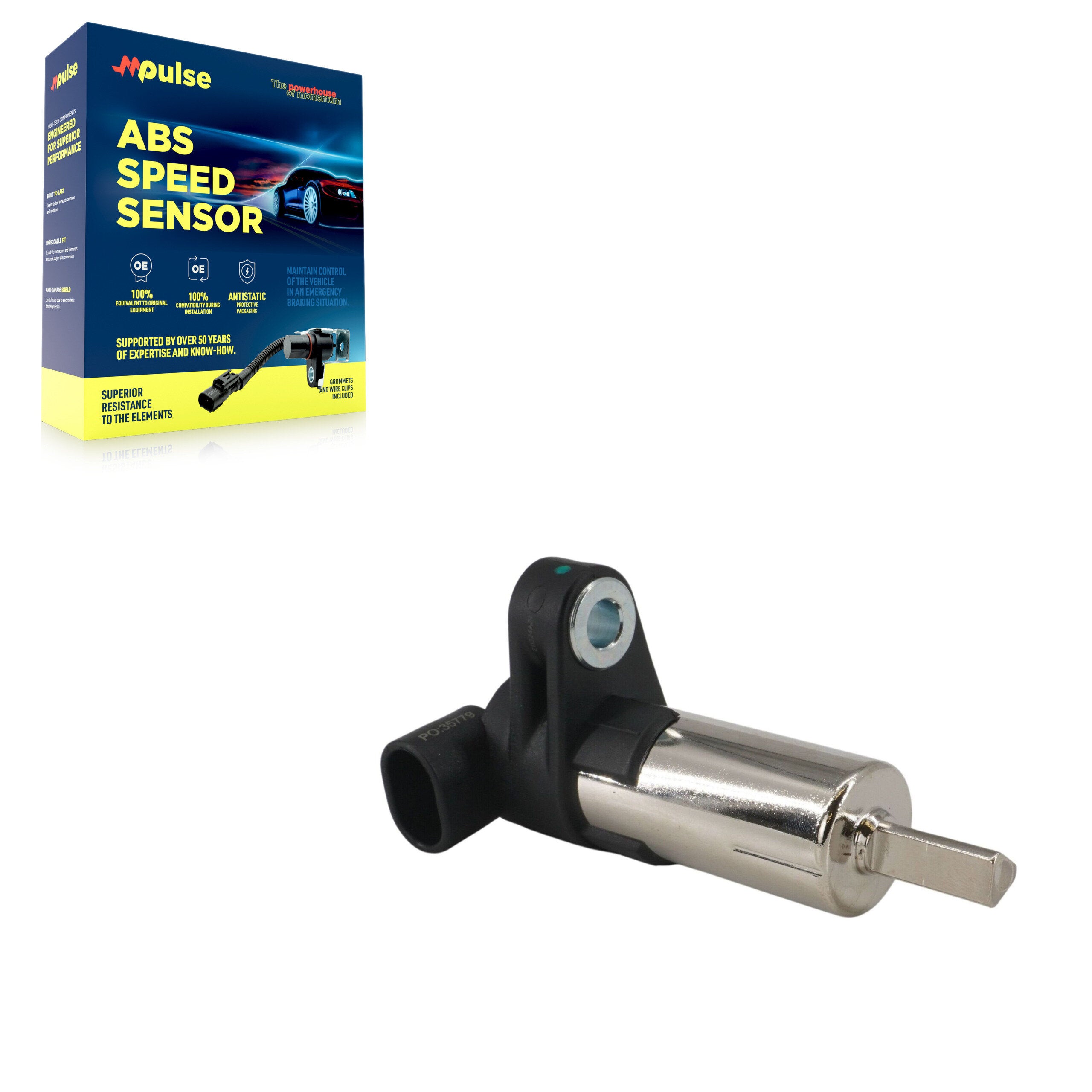 Mpulse SEN-2ABS2678 ABS Wheel Speed Sensor for 2010-2017 Chevrolet Express 2500, Chevrolet Express 3500, Chevrolet Express 4500 - Rear