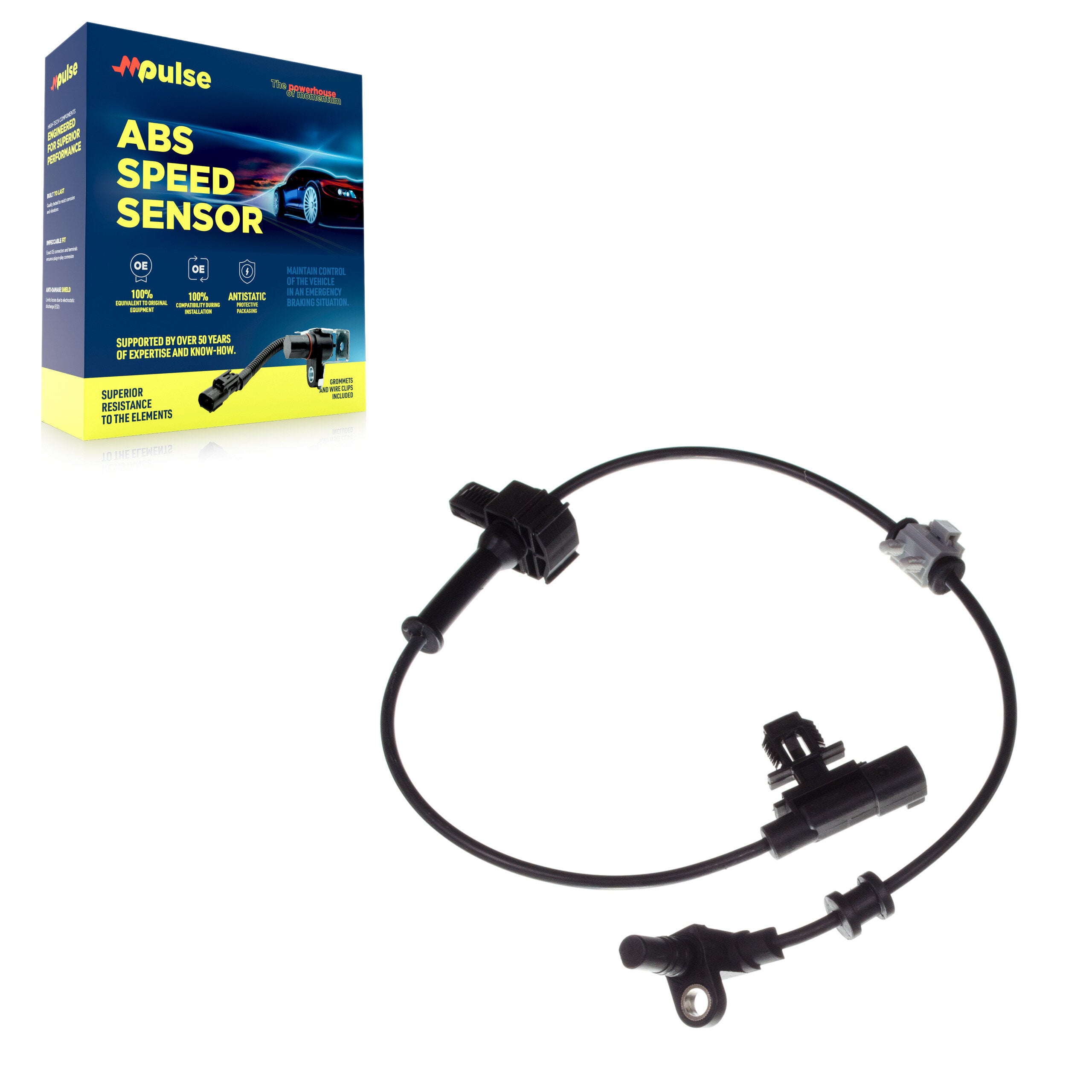 Mpulse SEN-2ABS2679 ABS Wheel Speed Sensor for 2011-2019 GMC Sierra 3500 HD, Chevrolet Silverado 3500 HD, GMC Sierra 2500 HD - Front