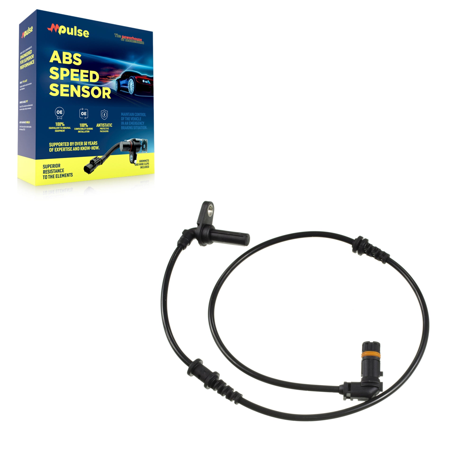 Mpulse SEN-2ABS2683 ABS Wheel Speed Sensor for 2010-2017 Mercedes-Benz E400, Mercedes-Benz CLS400, Mercedes-Benz CLS500 - Front, Front Left, Rear