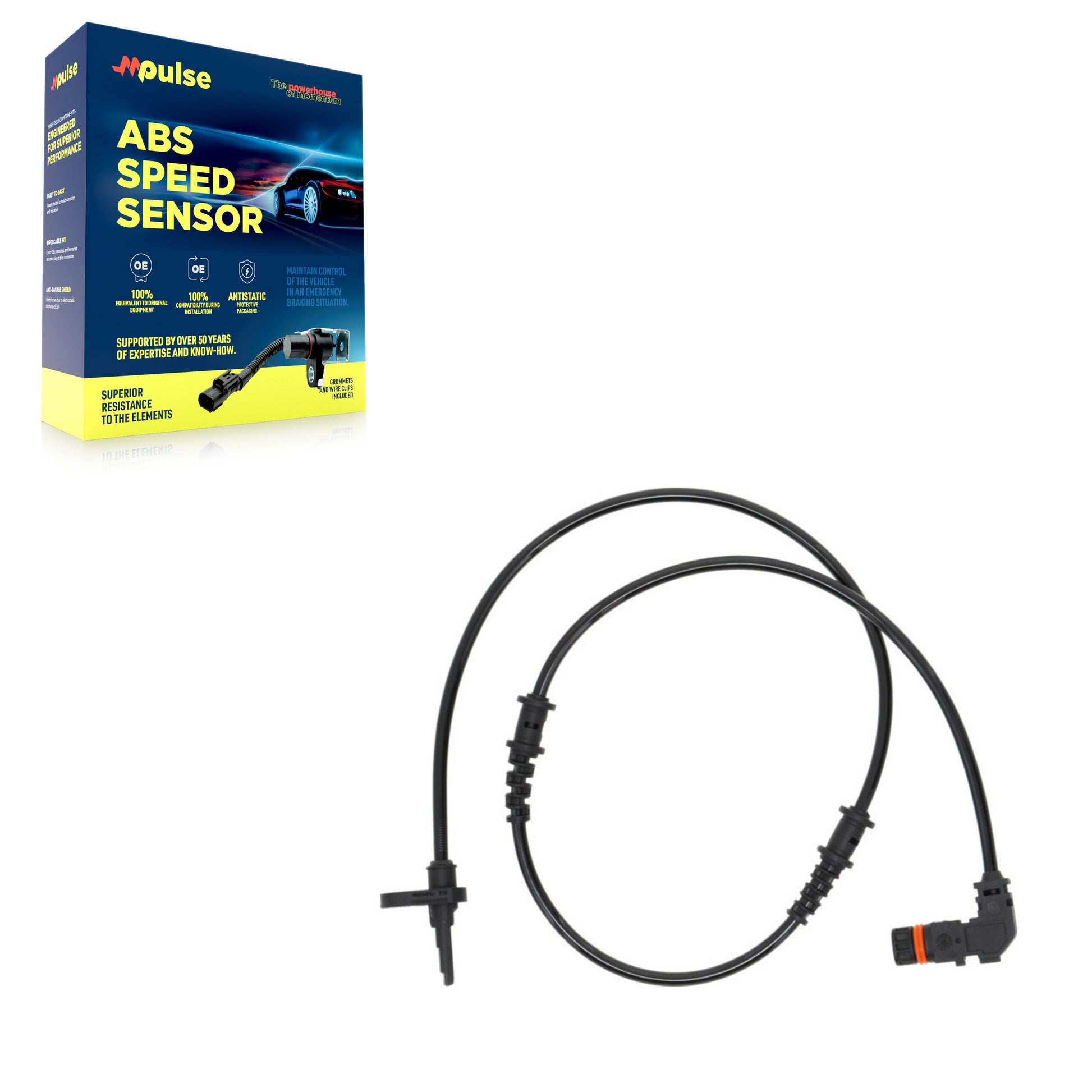 Mpulse SEN-2ABS2685 ABS Wheel Speed Sensor for 2010-2017 Mercedes-Benz E400, Mercedes-Benz CLS400, Mercedes-Benz CLS63 AMG - Front, Front Right, Rear