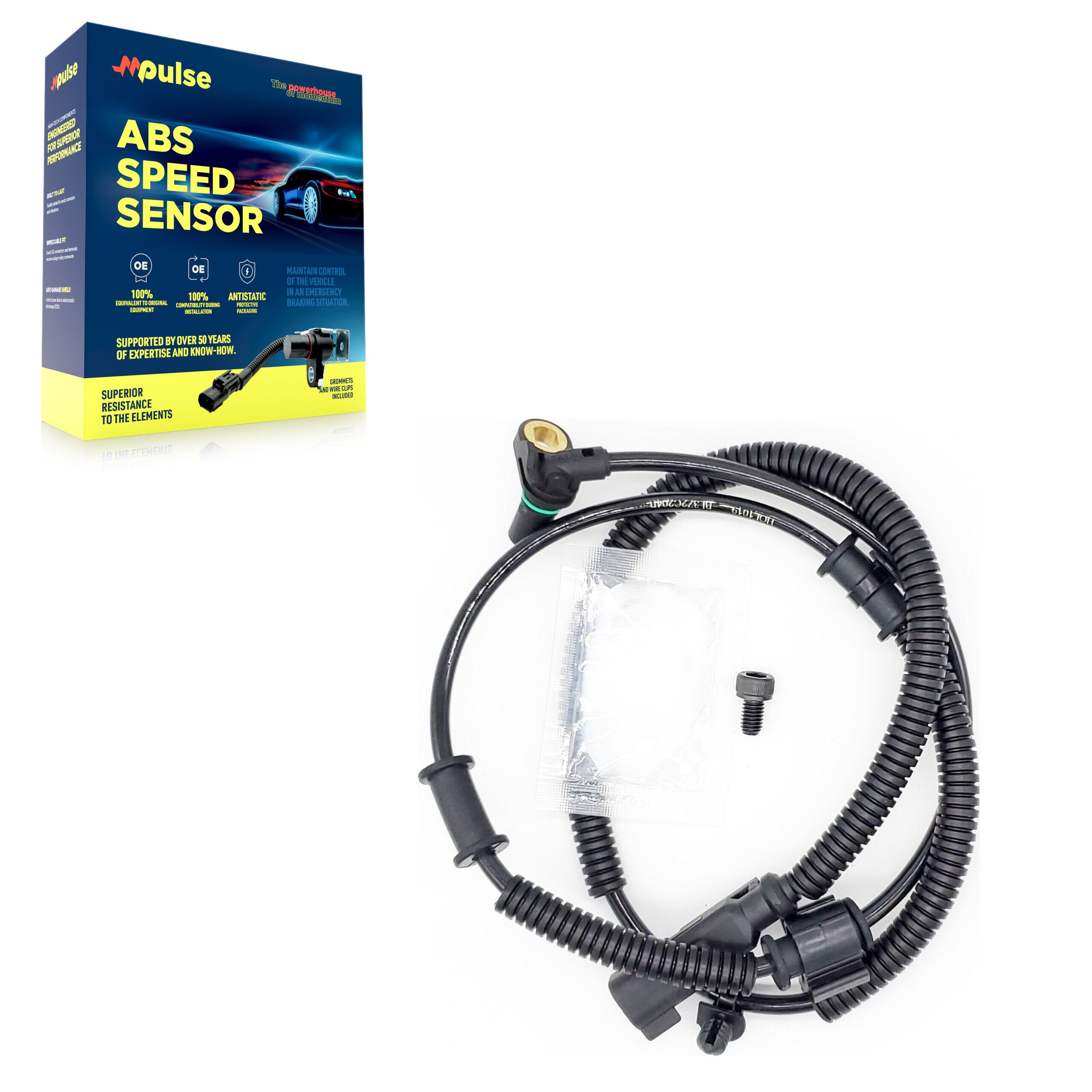 Mpulse SEN-2ABS2695 ABS Wheel Speed Sensor for 2011-2017 Ford Expedition, Lincoln Navigator, Ford F-150 - Front