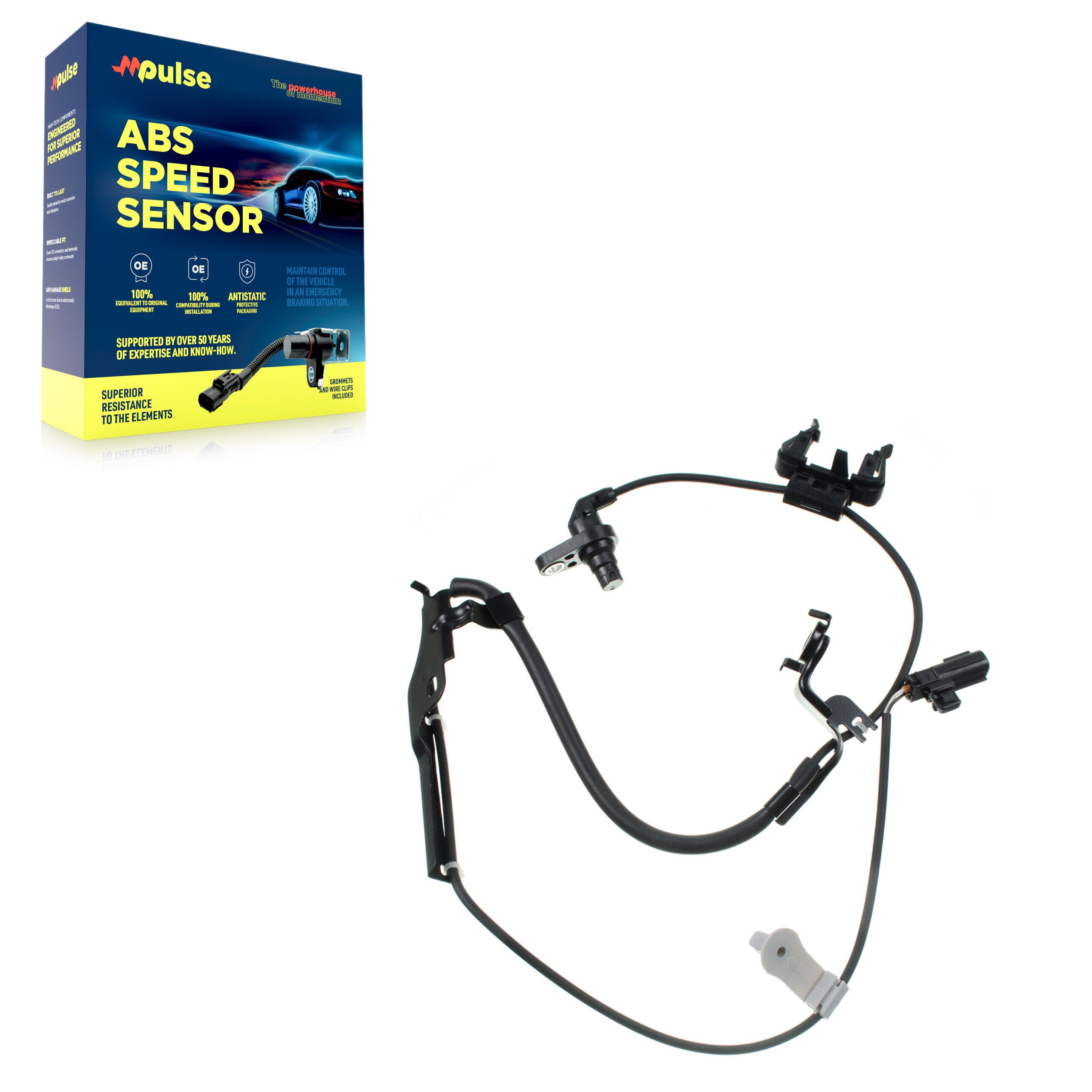 Mpulse SEN-2ABS2703 ABS Wheel Speed Sensor for 2008-2019 Toyota Highlander, Lexus RX350, Lexus RX450h - Front Left