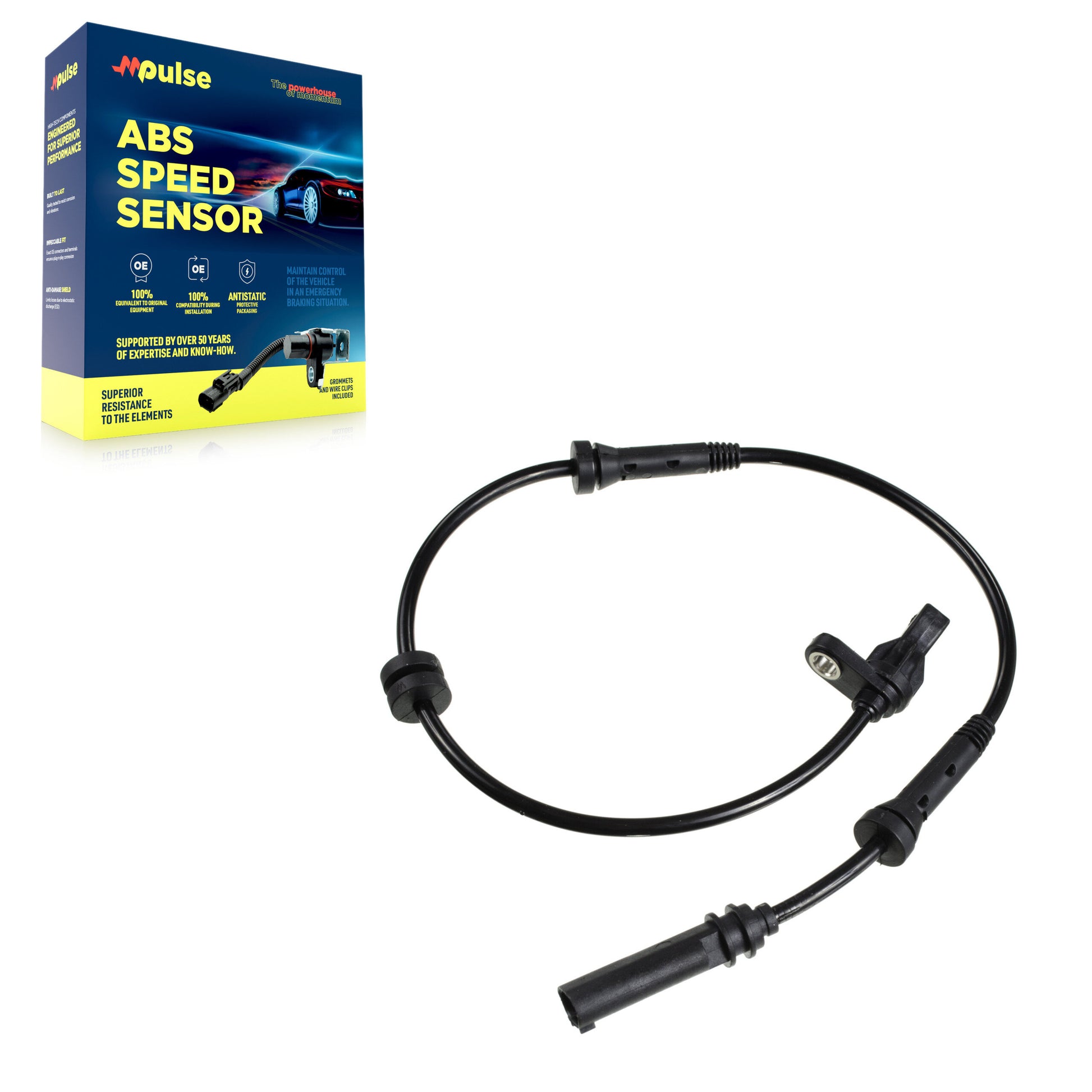 Mpulse SEN-2ABS2714 ABS Wheel Speed Sensor for 2012-2021 BMW 230i, BMW 118i, BMW 318i - Front
