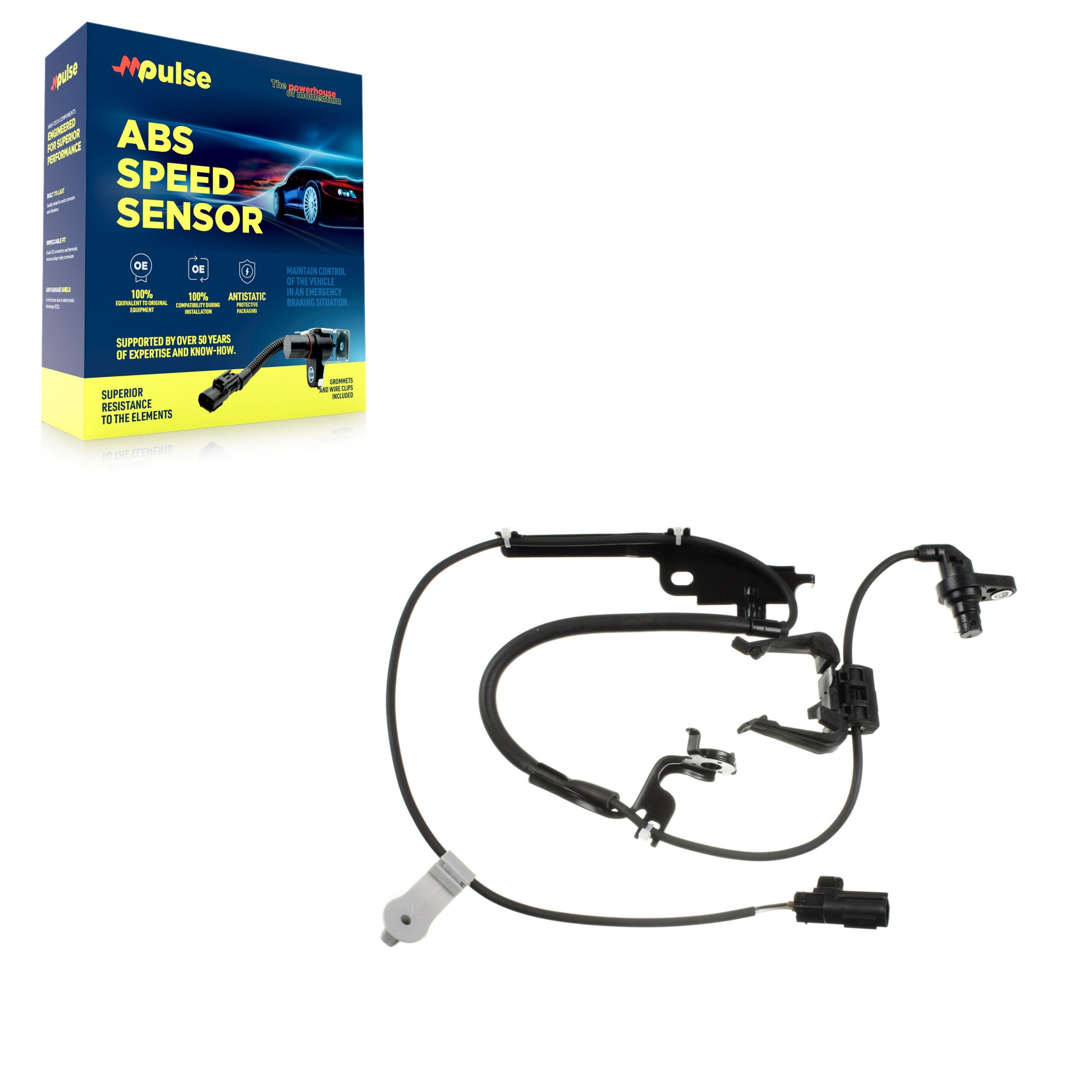 Mpulse SEN-2ABS2716 ABS Wheel Speed Sensor for 2010-2019 Toyota Highlander, Lexus RX350, Lexus RX450h - Front Right