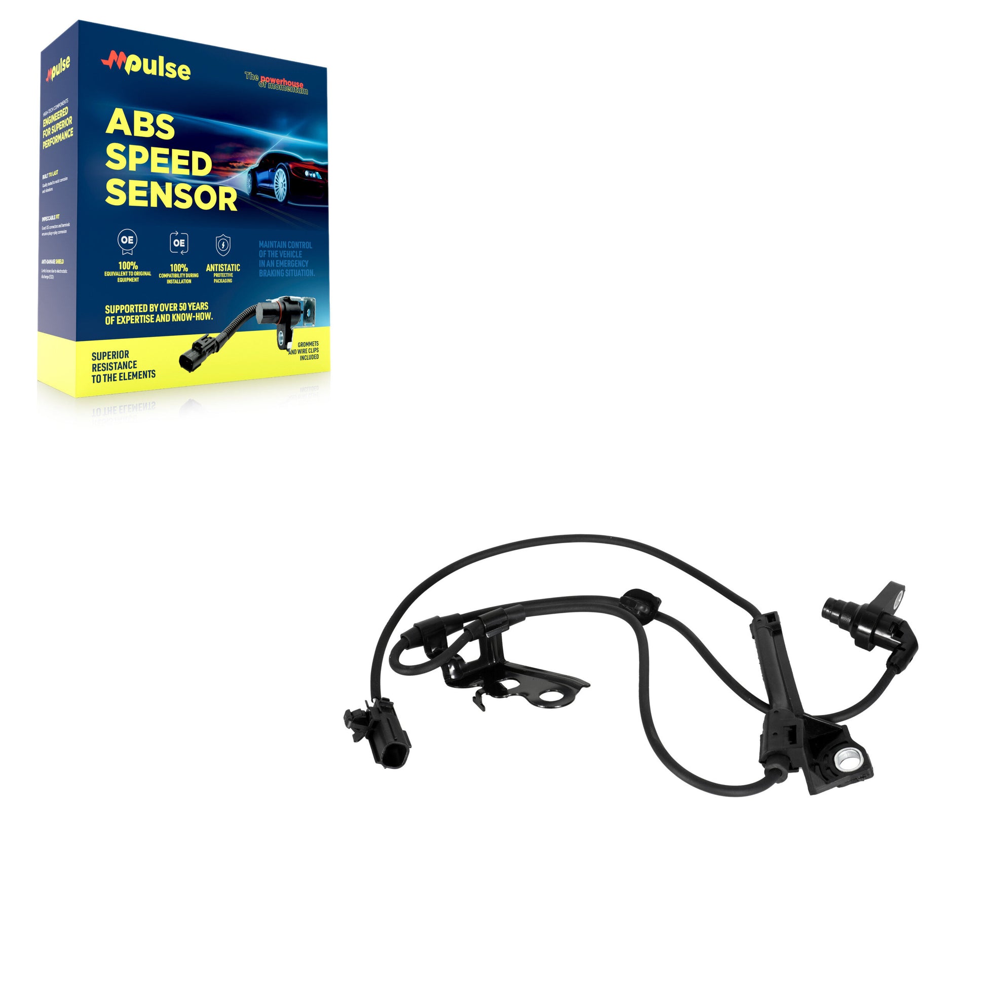 Mpulse SEN-2ABS2731 ABS Wheel Speed Sensor for 2009-2018 Toyota Corolla, Toyota Matrix, Pontiac Vibe - Front Left
