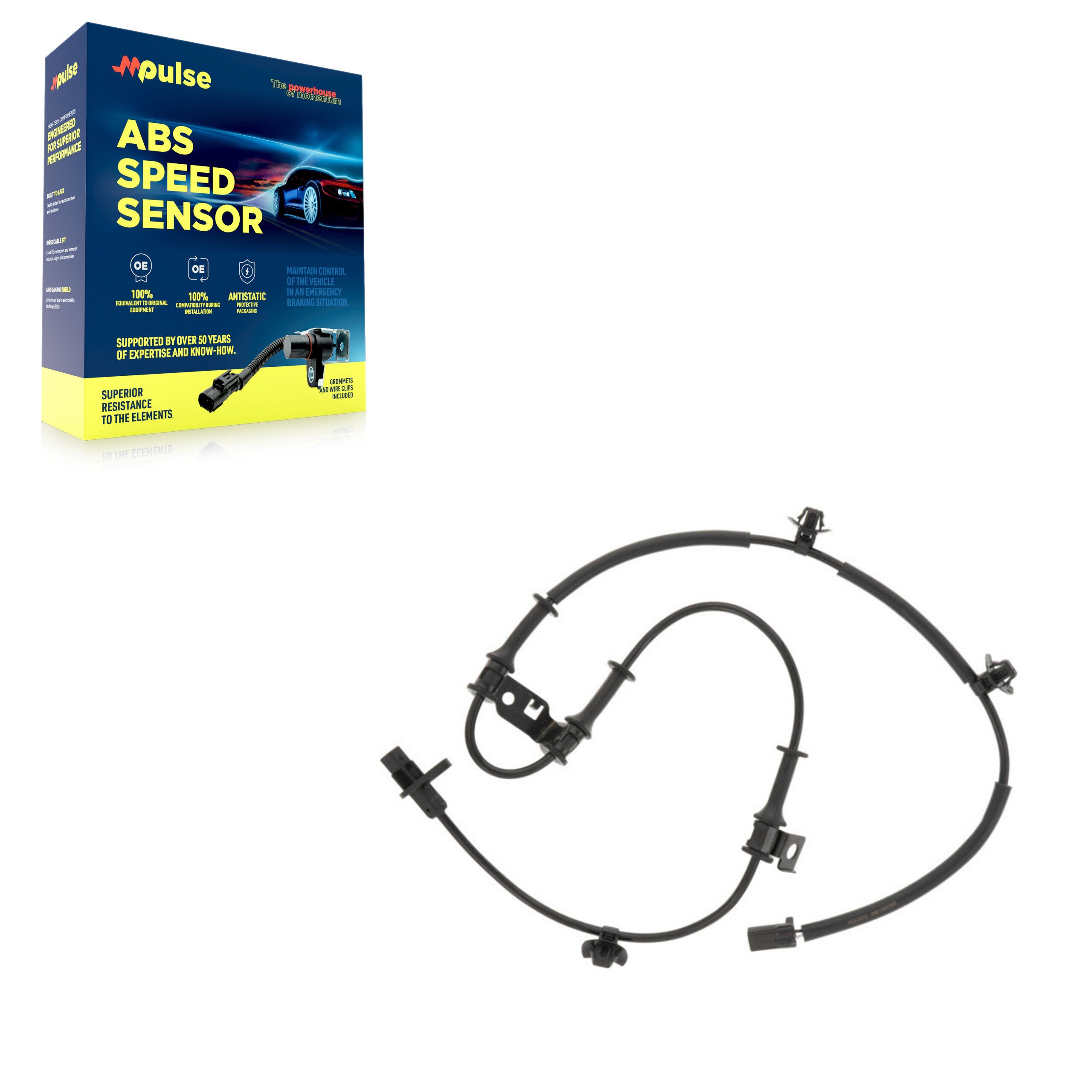 Mpulse SEN-2ABS2813 ABS Wheel Speed Sensor for 2013-2017 Hyundai Elantra, Hyundai Elantra Coupe, Hyundai Elantra GT - Front Left