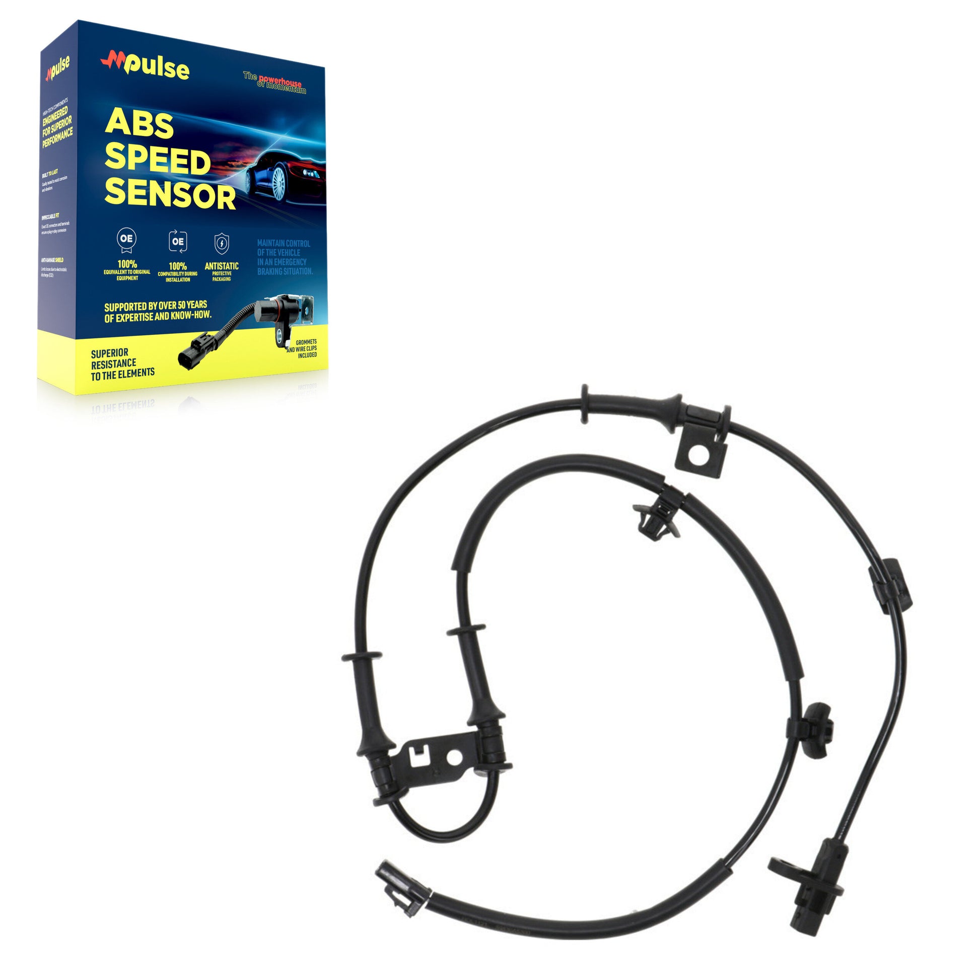 Mpulse SEN-2ABS2814 ABS Wheel Speed Sensor for 2012-2017 Hyundai Elantra, Hyundai Elantra Coupe, Hyundai Elantra GT - Front Right