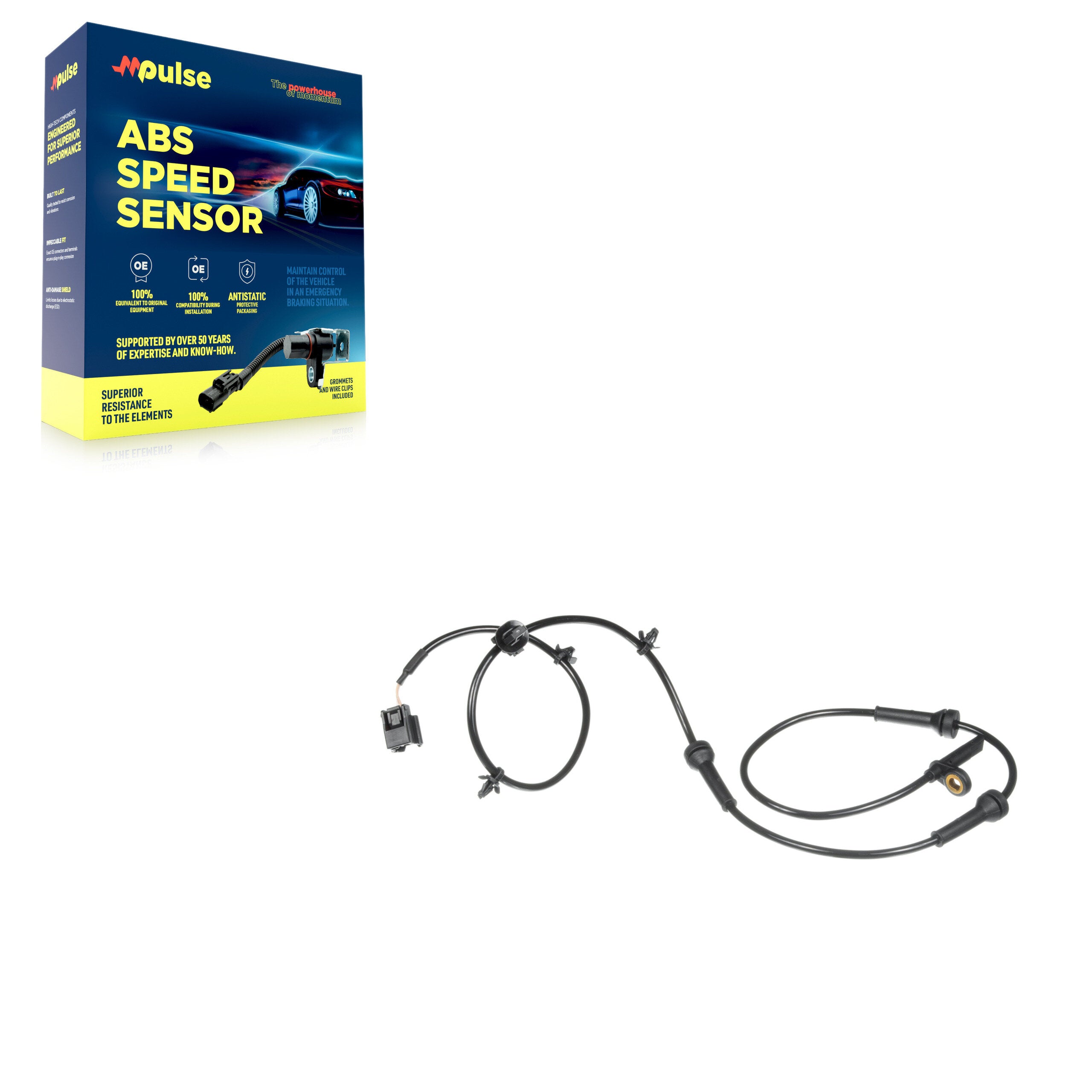 Mpulse SEN-2ABS2834 ABS Wheel Speed Sensor for 2013-2020 Ford Fusion, Ford Police Responder Hybrid, Ford SSV Plug-In Hybrid - Front Right