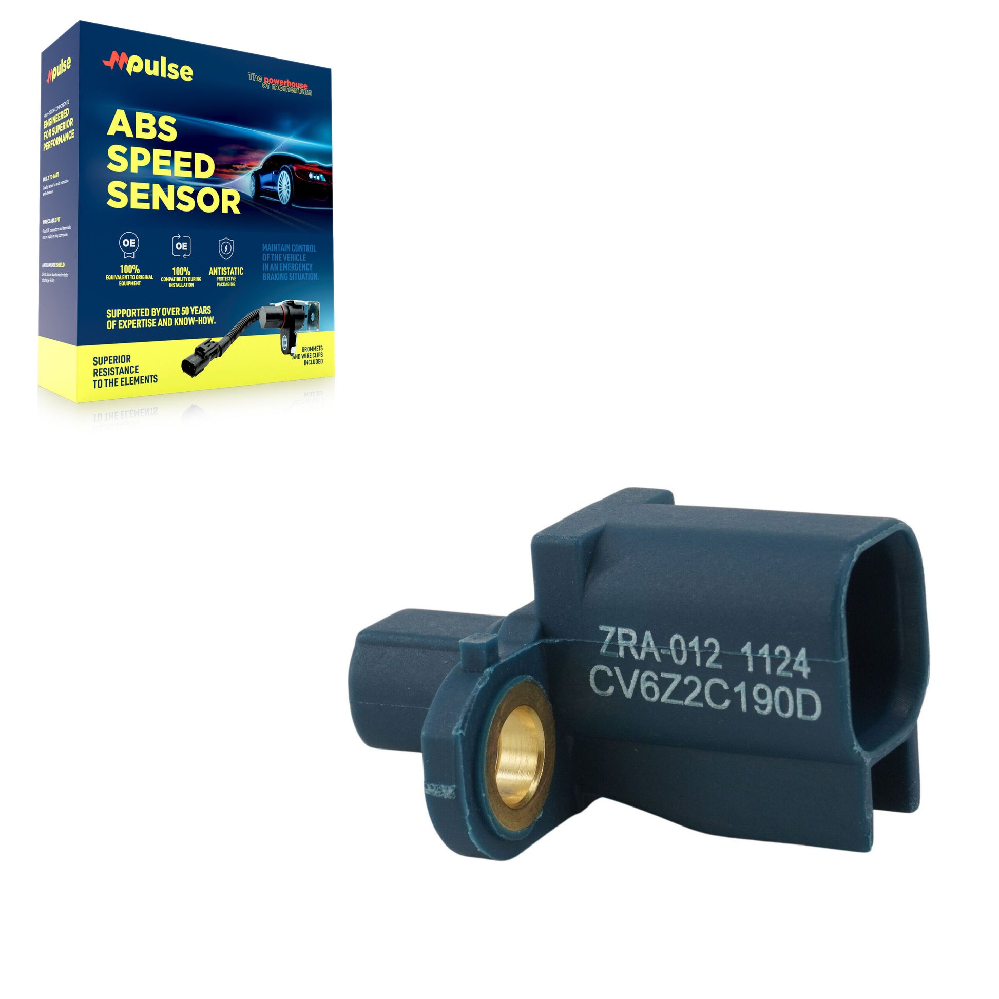 Mpulse SEN-2ABS2835 ABS Wheel Speed Sensor for 2004-2023 Ford Transit Connect, Lincoln MKC, Volvo S60 - Rear, Rear Left, Rear Right