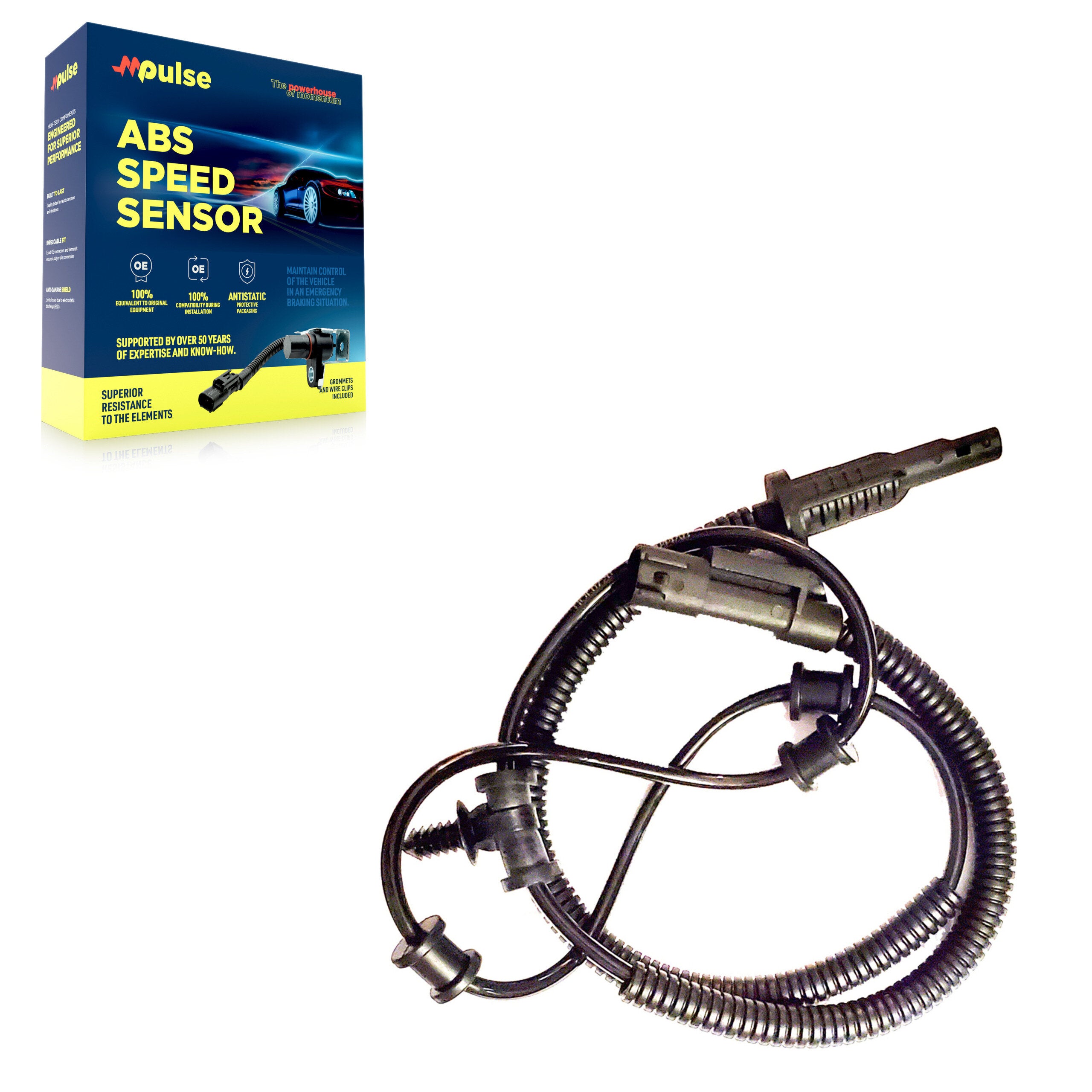 Mpulse SEN-2ABS2846 ABS Wheel Speed Sensor for 2013-2023 Ram 1500 Classic, Ram 1500, Ram 4000 - Rear