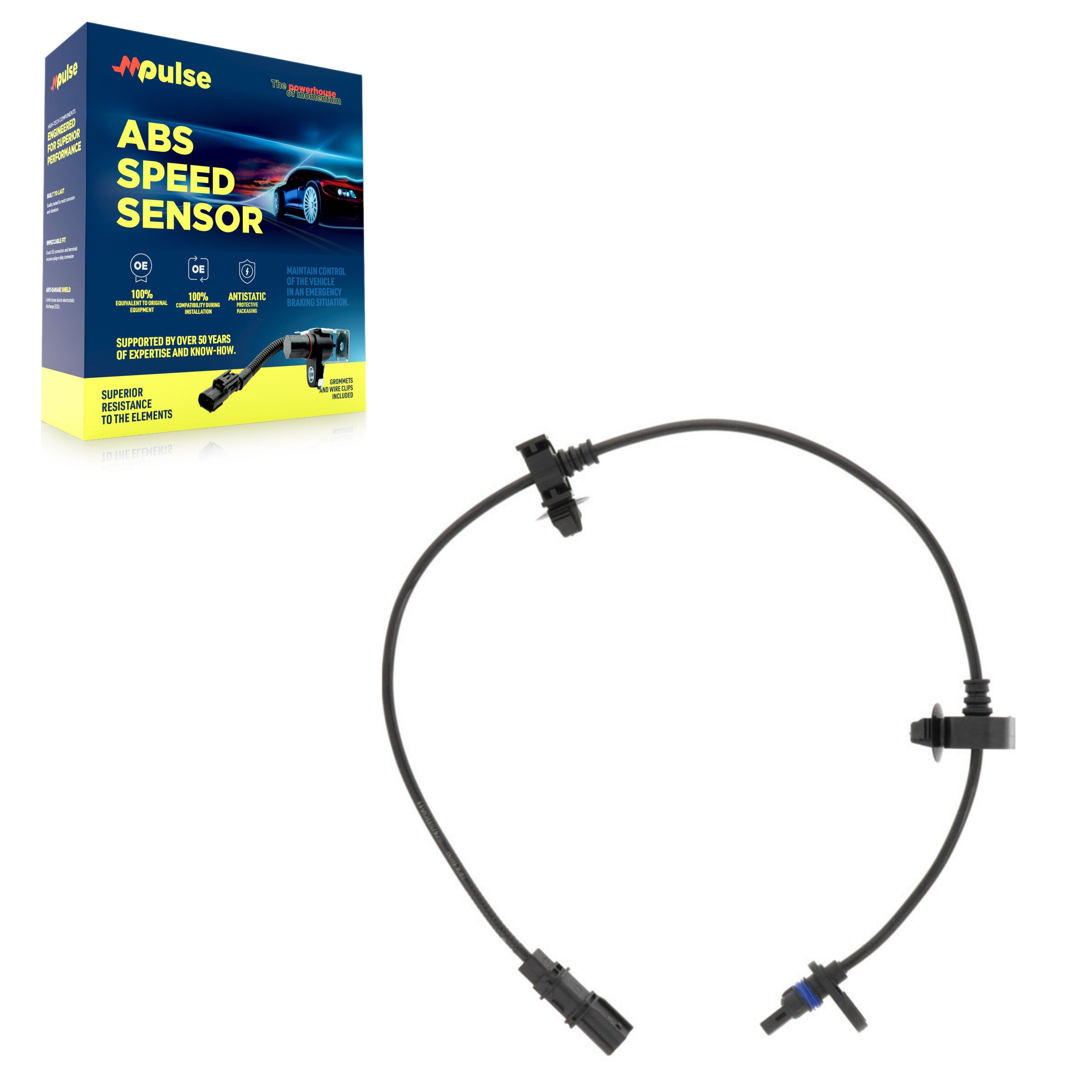 Mpulse SEN-2ABS2848 ABS Wheel Speed Sensor for 2013-2015 Honda Civic - Rear Left
