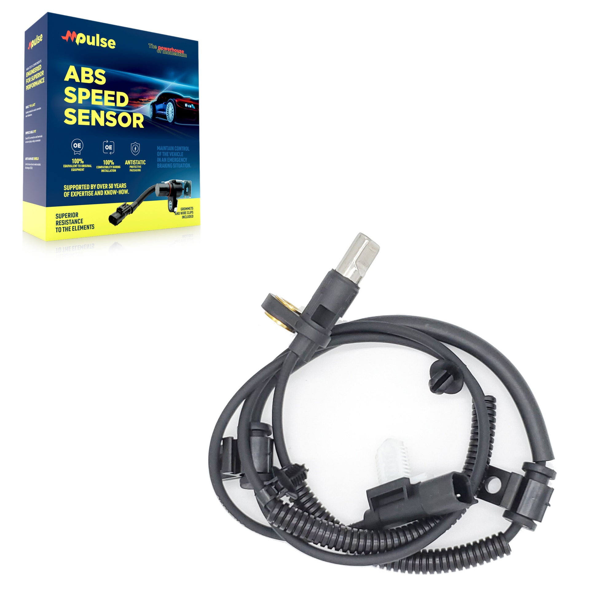 Mpulse SEN-2ABS2850 ABS Wheel Speed Sensor for 2013-2016 Ford F-250 Super Duty, Ford F-350 Super Duty - Front