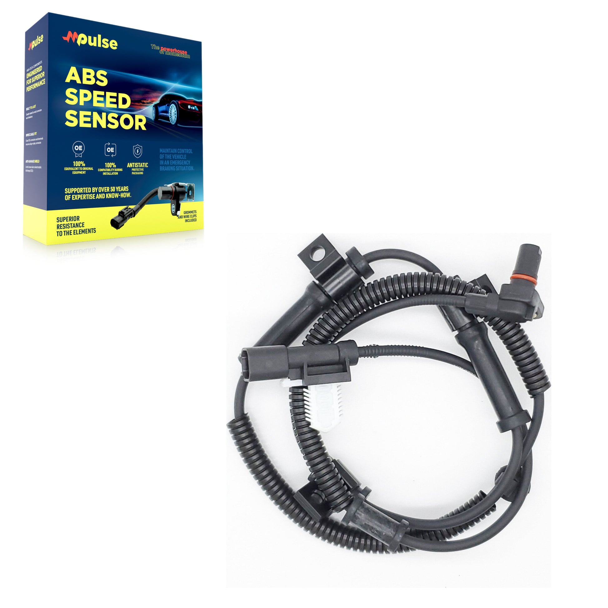 Mpulse SEN-2ABS2851 ABS Wheel Speed Sensor for 2013-2016 Ford F-250 Super Duty, Ford F-350 Super Duty, Ford F-450 Super Duty - Front