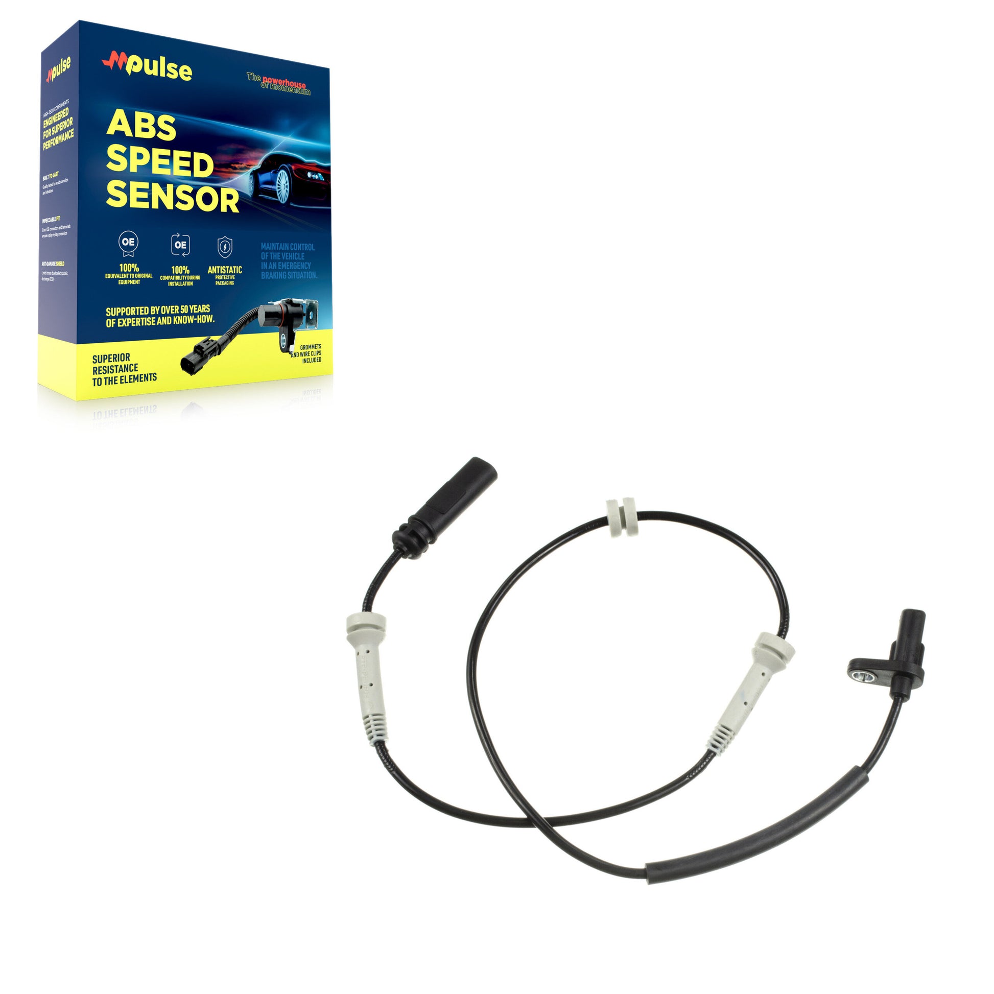 Mpulse SEN-2ABS2856 ABS Wheel Speed Sensor for 2011-2021 BMW 230i xDrive, BMW M240i xDrive, BMW 330i GT xDrive - Front