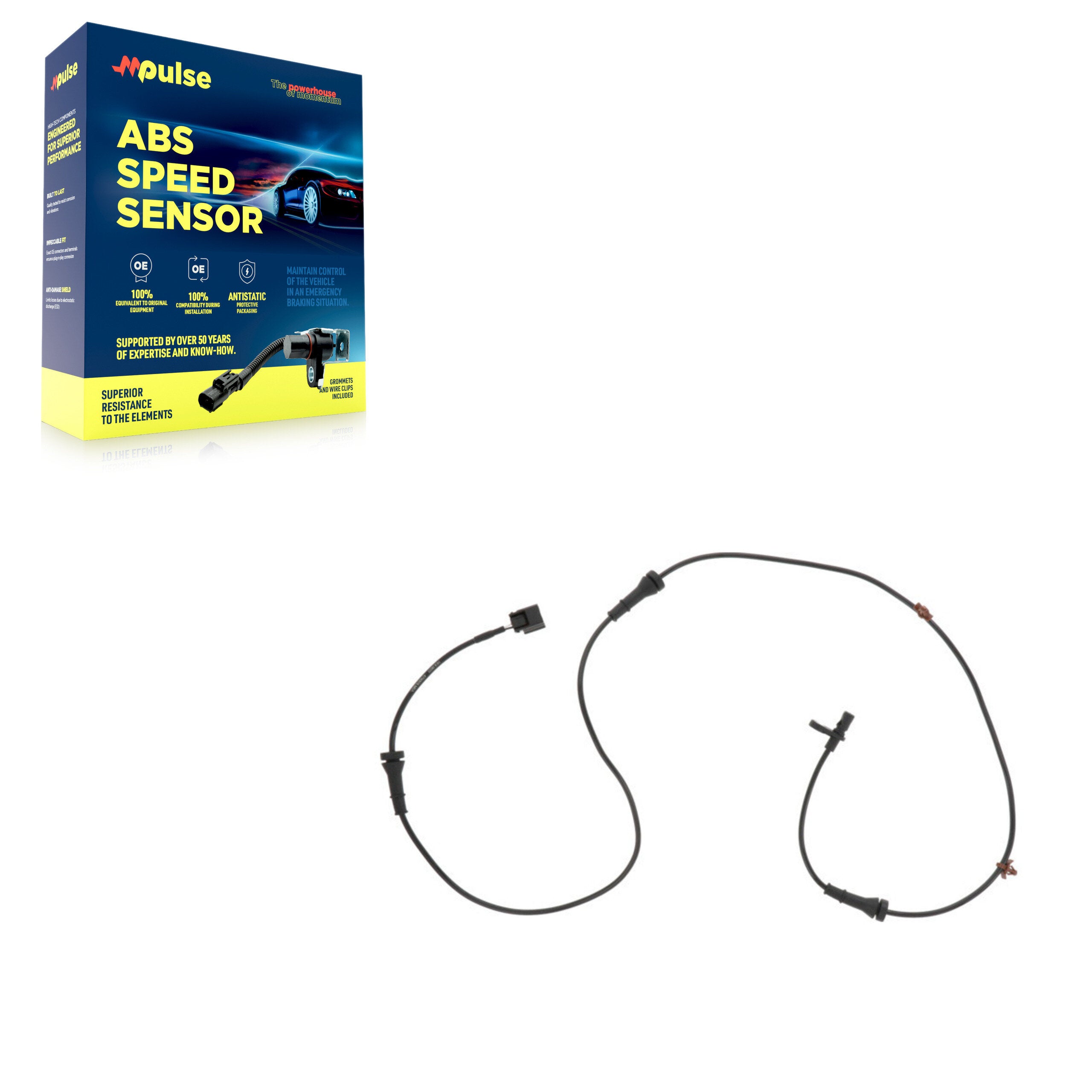 Mpulse SEN-2ABS2858 ABS Wheel Speed Sensor for 2013-2021 Nissan NV200, Chevrolet City Express - Rear Right