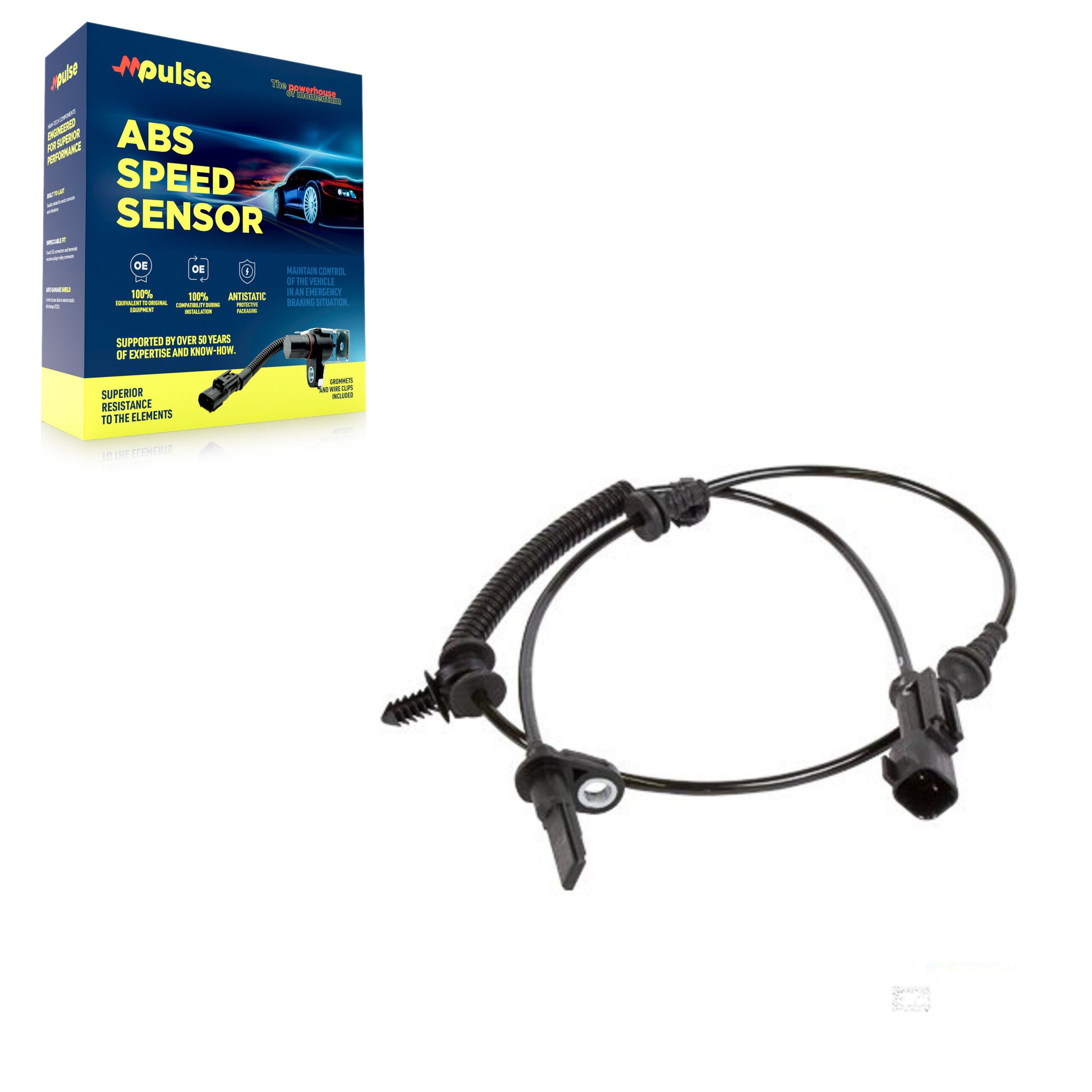 Mpulse SEN-2ABS2862 ABS Wheel Speed Sensor for 2010-2019 Ford Special Service Police Sedan, Ford Police Interceptor Sedan, Ford Police Interceptor Utility - Rear