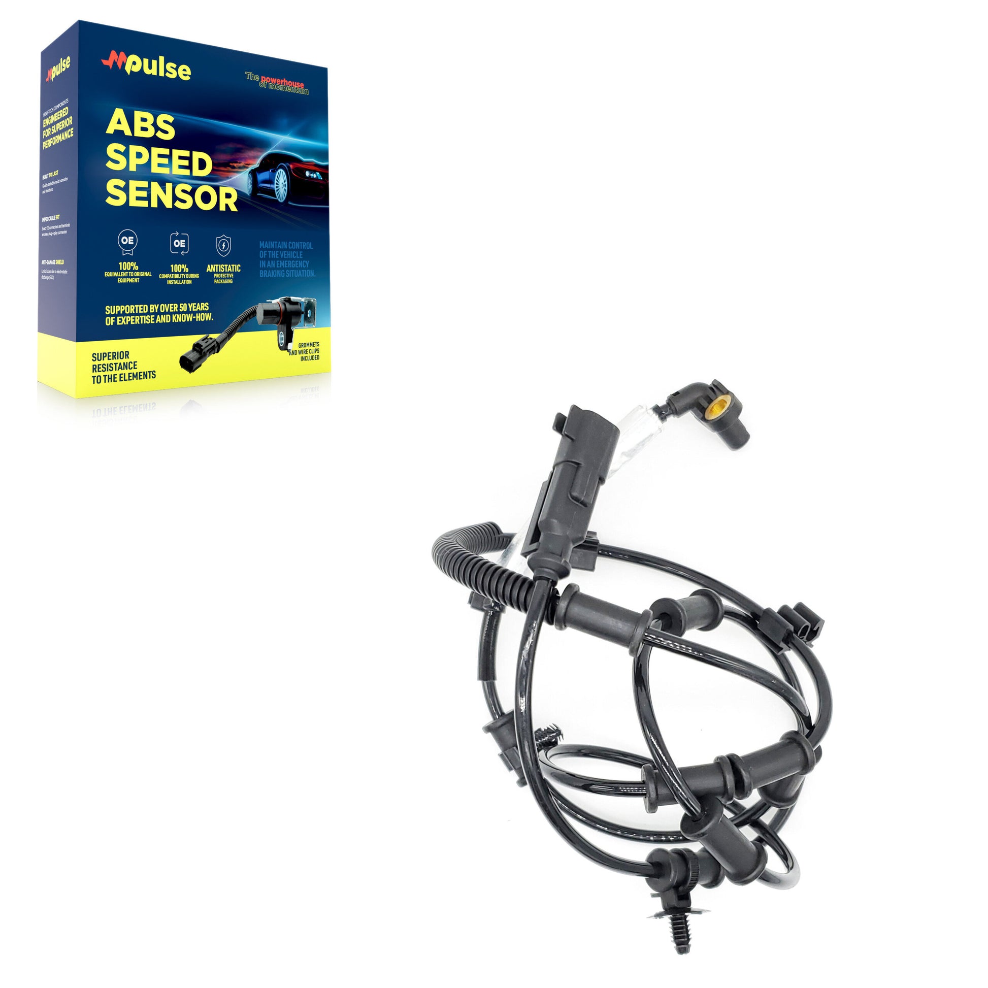 Mpulse SEN-2ABS2871 ABS Wheel Speed Sensor for 2014-2018 Ram 2500, Ram 3500, Ram 4000 - Front