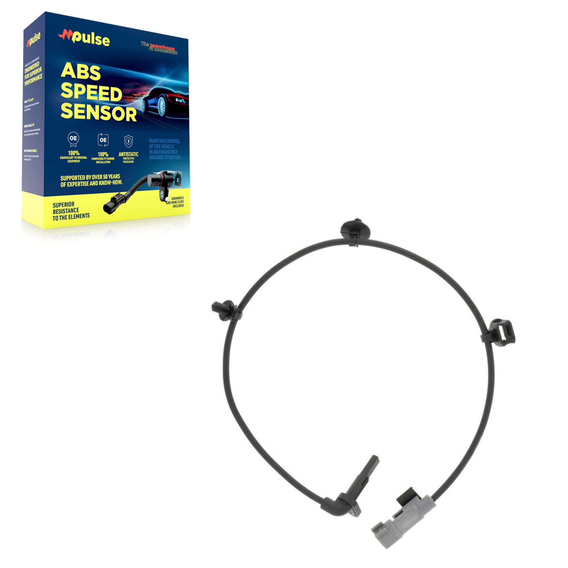 Mpulse SEN-2ABS2910 ABS Wheel Speed Sensor for 2013-2022 Buick Encore, Chevrolet Trax - Front Right, Rear Left