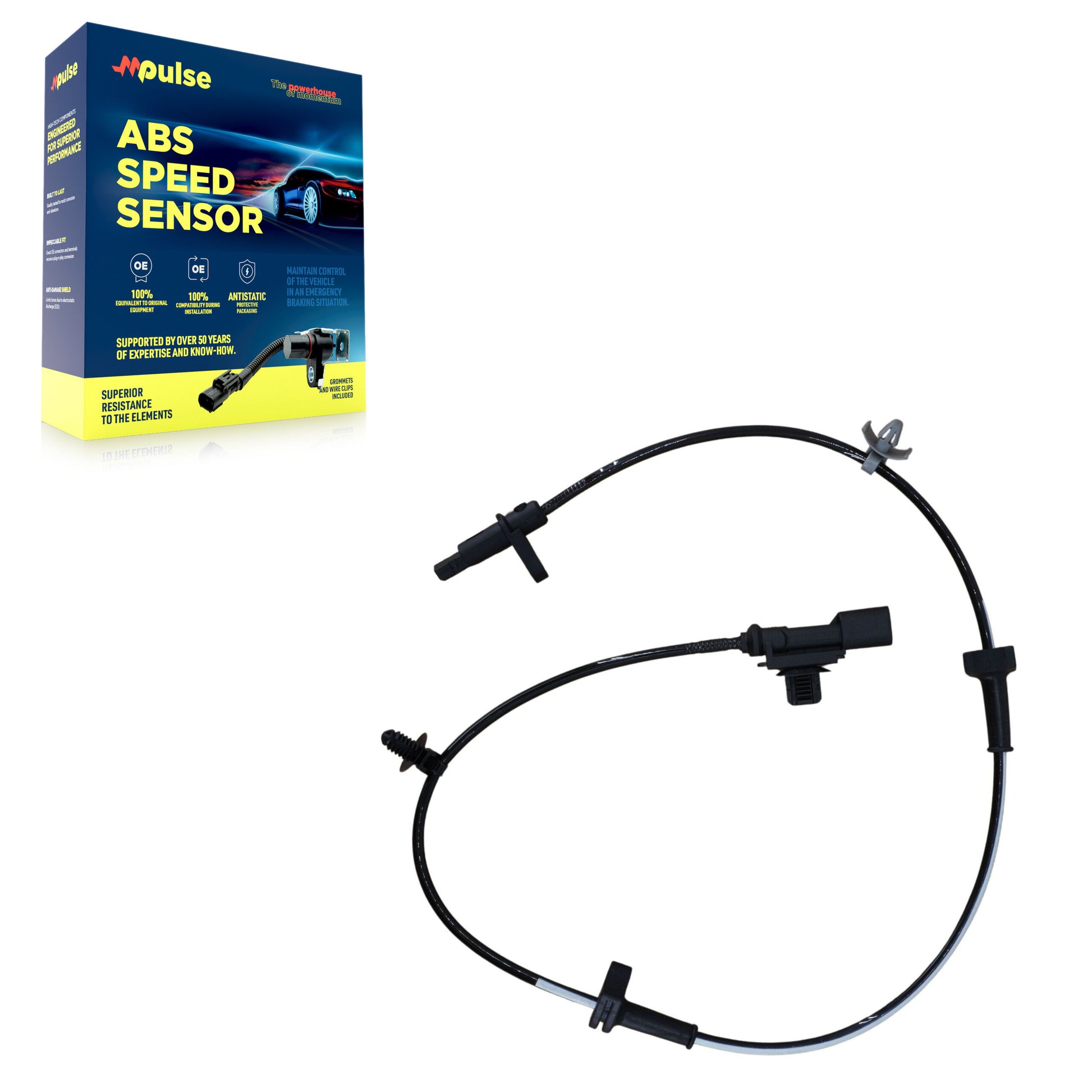 Mpulse SEN-2ABS2956 ABS Wheel Speed Sensor for 2014-2019 Ford Fiesta - Front