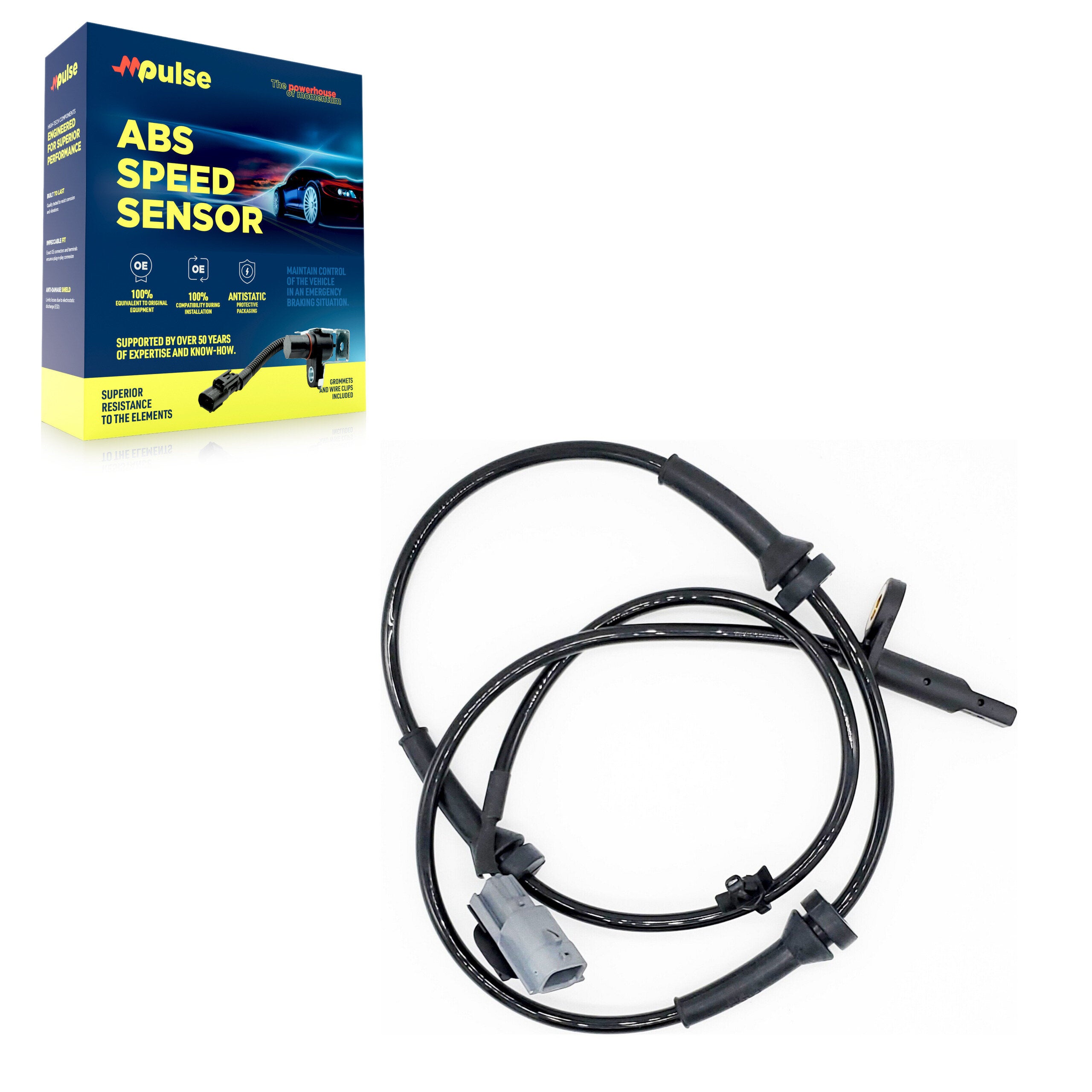 Mpulse SEN-2ABS2962 ABS Wheel Speed Sensor for 2013-2021 Nissan Pathfinder, INFINITI QX60, INFINITI JX35 - Rear Right