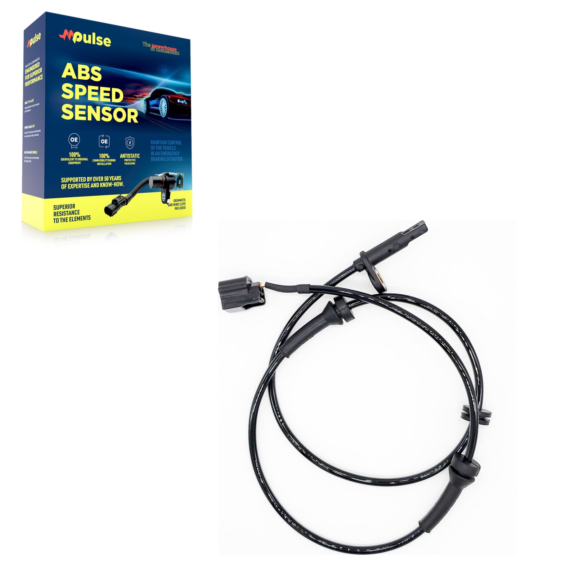 Mpulse SEN-2ABS2964 ABS Wheel Speed Sensor for 2013-2023 Nissan Pathfinder, INFINITI QX60 - Front, Front Left