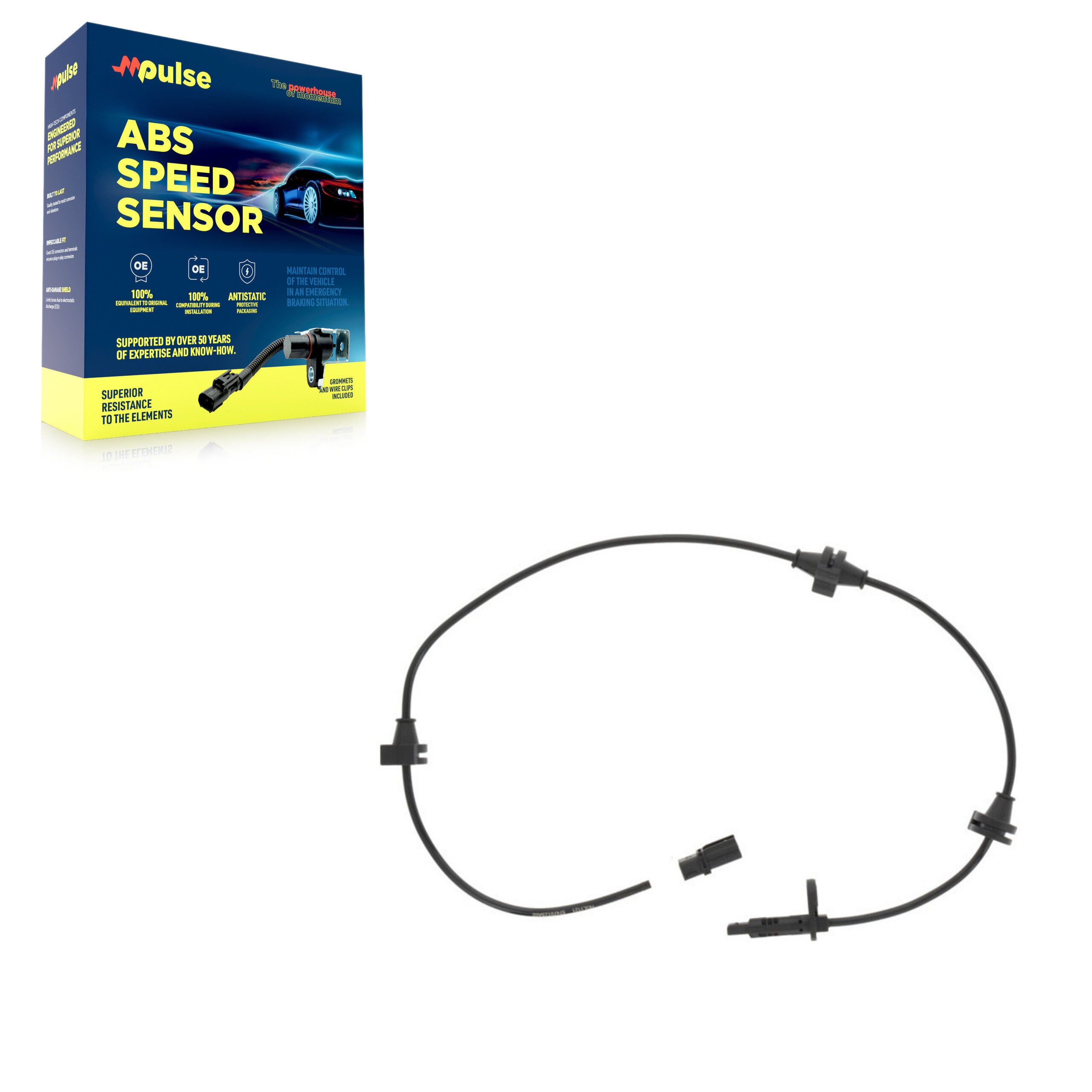 Mpulse SEN-2ABS2968 ABS Wheel Speed Sensor for 2014-2022 Honda Passport, Honda Pilot, Honda Ridgeline - Rear Right