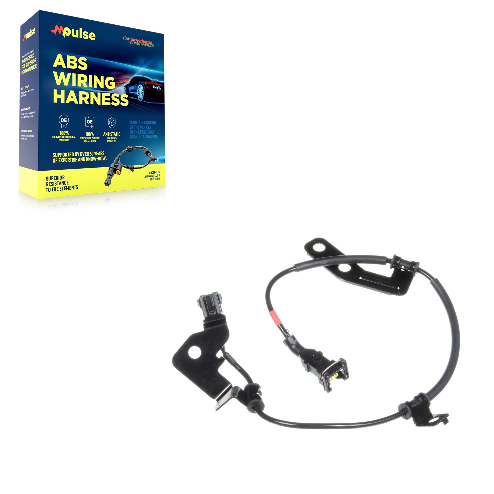 Mpulse SEN-2ABS2973 ABS Wheel Speed Sensor Wiring Harness for 2012-2019 Hyundai Santa Fe XL, Hyundai Santa Fe Sport, Kia Sorento - Rear Right