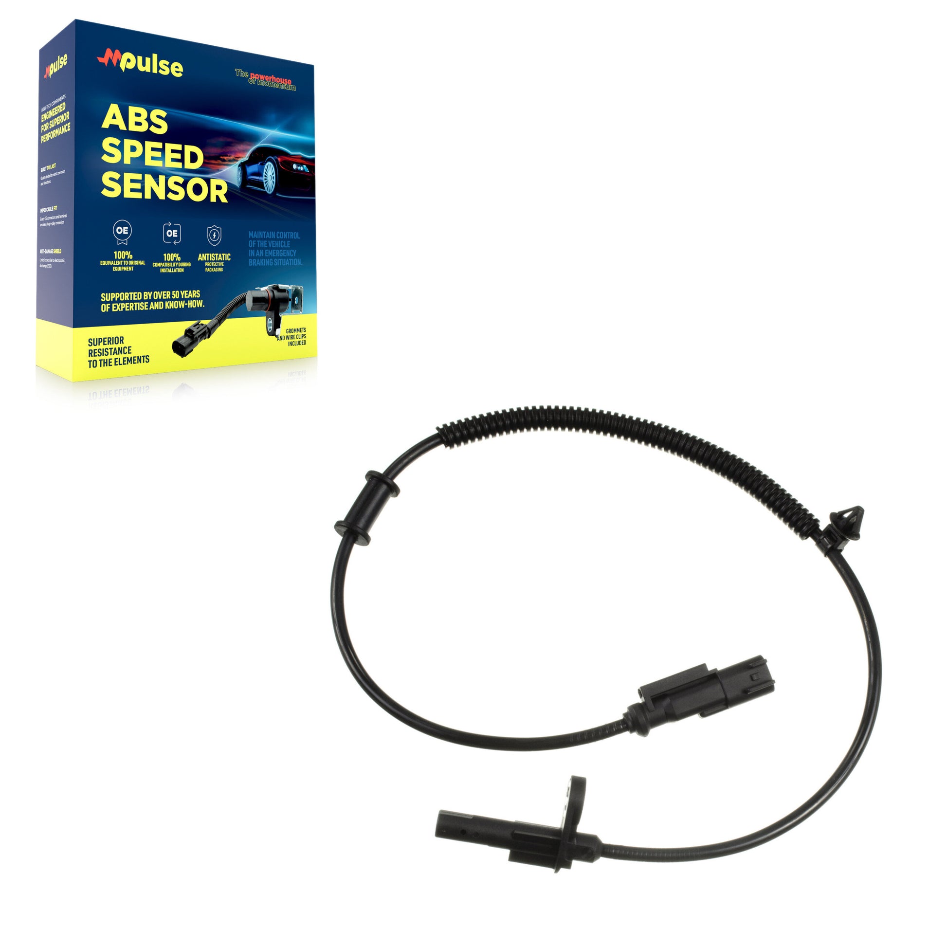 Mpulse SEN-2ABS2981 ABS Wheel Speed Sensor for 2011-2014 Ford Mustang - Rear