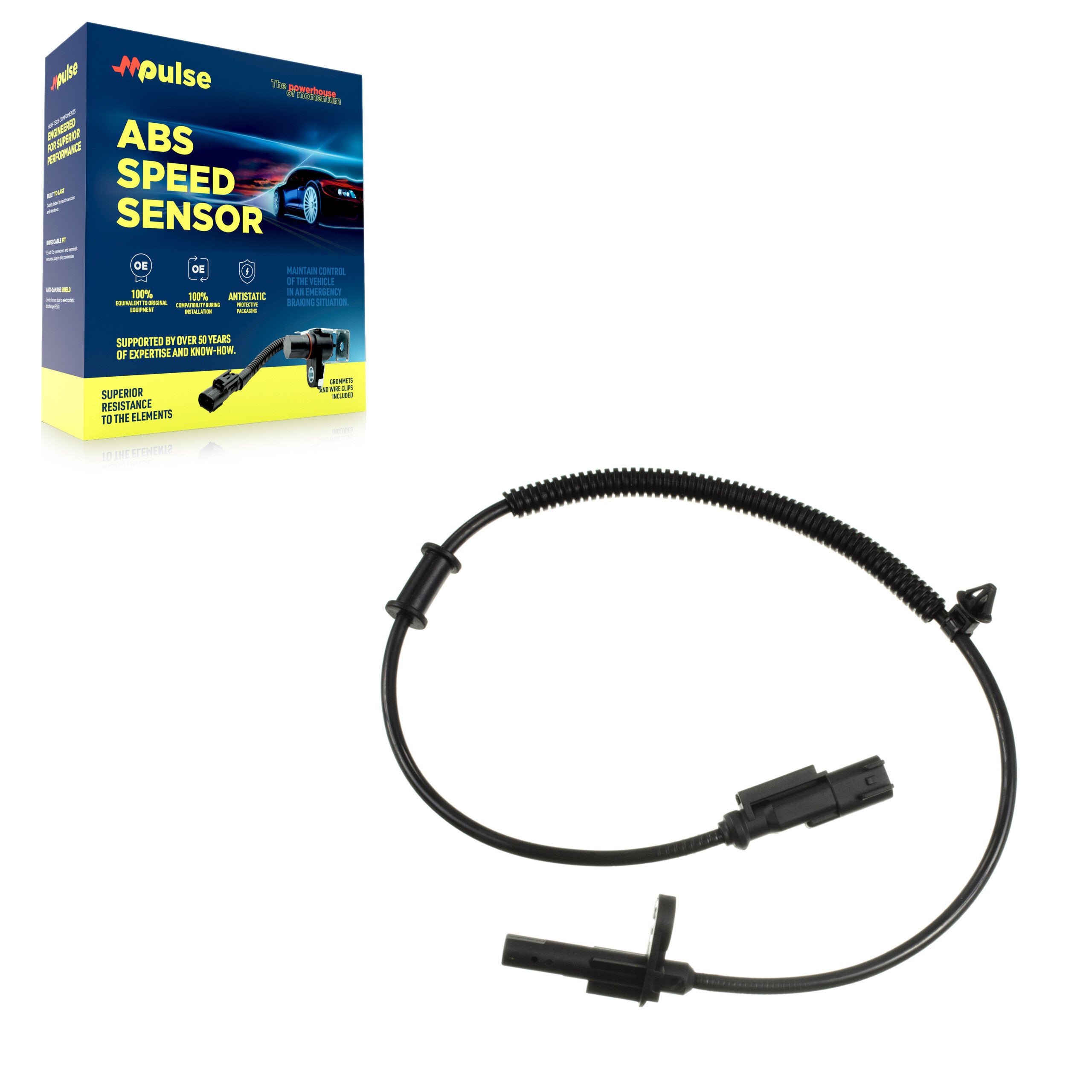 Mpulse SEN-2ABS2981 ABS Wheel Speed Sensor for 2011-2014 Ford Mustang - Rear