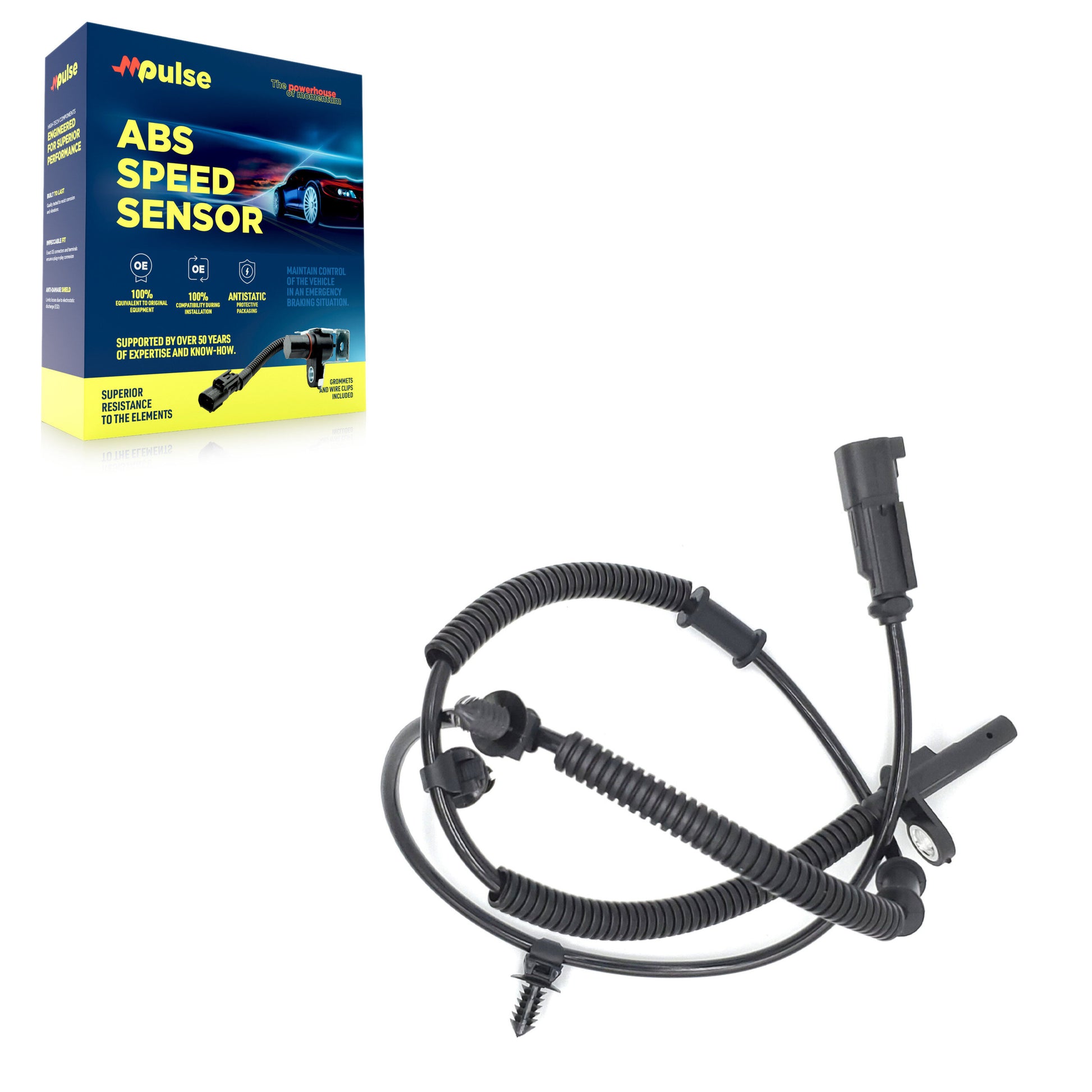 Mpulse SEN-2ABS2982 ABS Wheel Speed Sensor for 2011-2014 Ford Mustang - Front