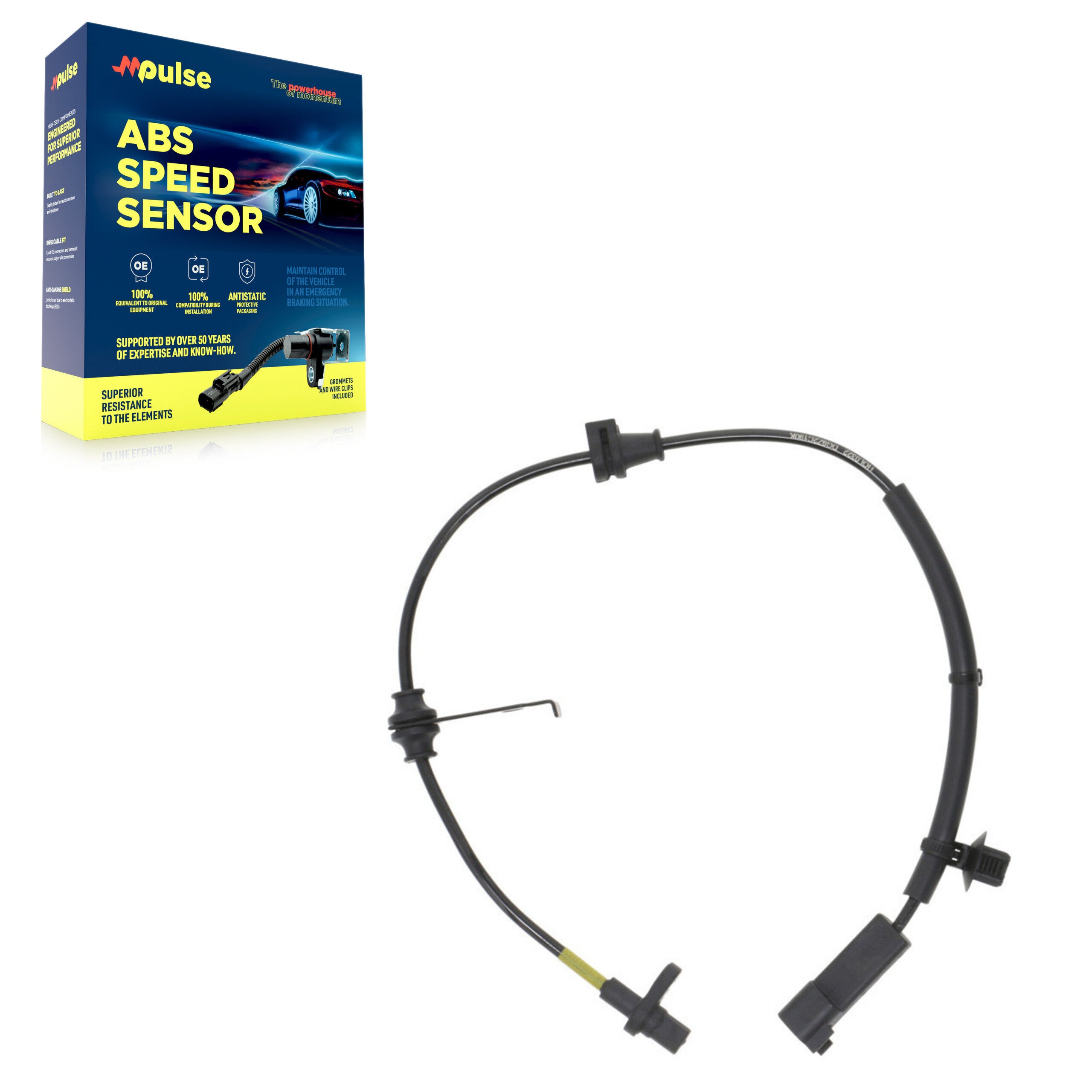 Mpulse SEN-2ABS2987 ABS Wheel Speed Sensor for 2014-2018 Ford Edge, Ford Fusion, Lincoln Continental - Rear