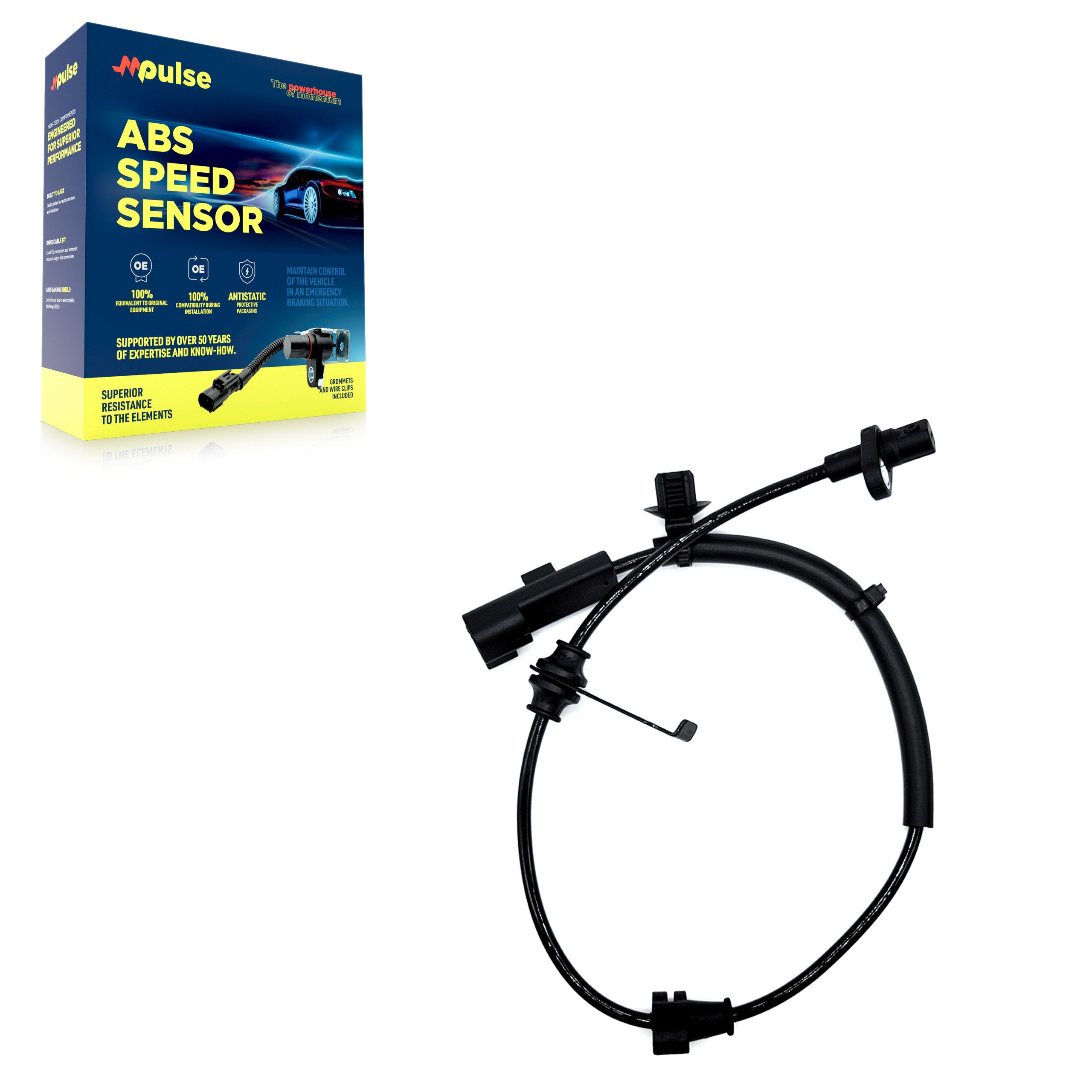 Mpulse SEN-2ABS2990 ABS Wheel Speed Sensor for 2014-2018 Ford Fusion, Lincoln Continental, Lincoln MKX - Rear