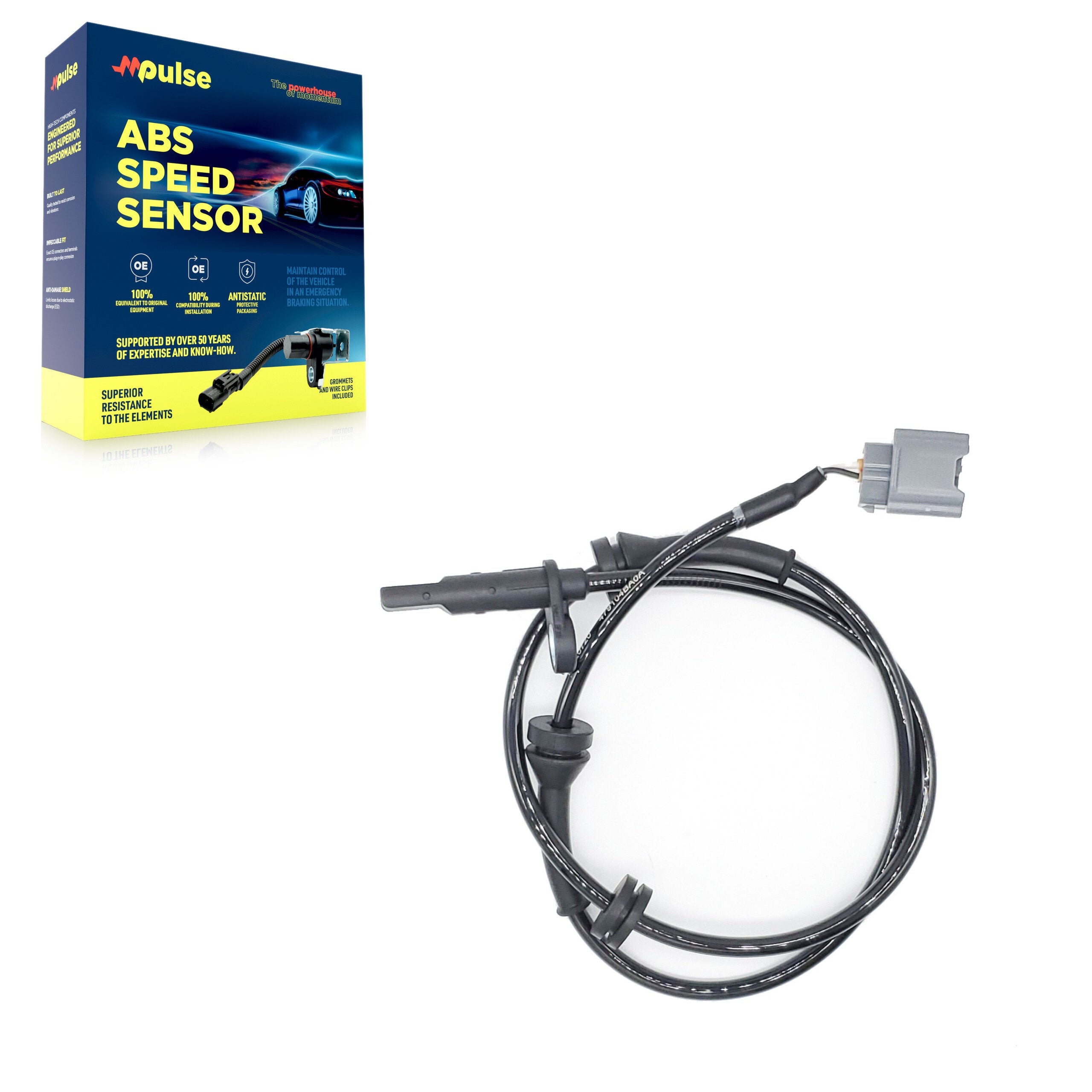 Mpulse SEN-2ABS3009 ABS Wheel Speed Sensor for 2014-2020 Nissan Rogue, Renault Koleos, Nissan X-Trail - Front, Front Right