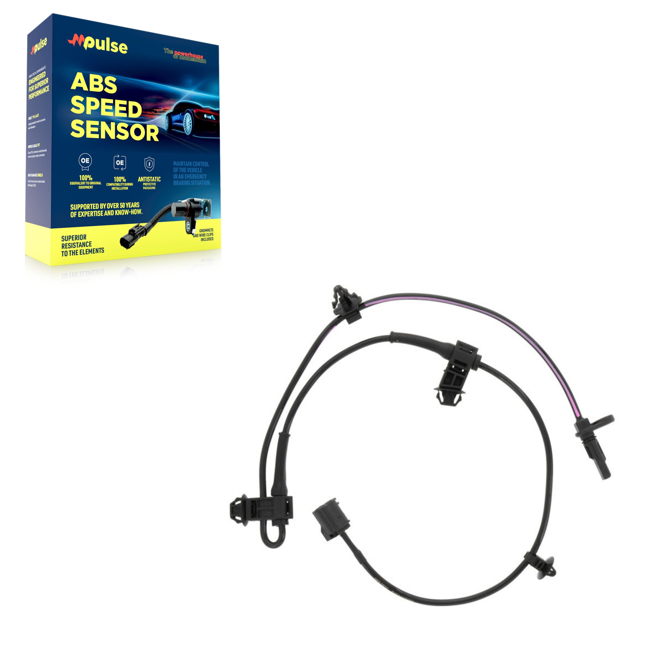 Mpulse SEN-2ABS3011 ABS Wheel Speed Sensor for 2014-2018 Mazda 3, Mazda 3 Sport - Front