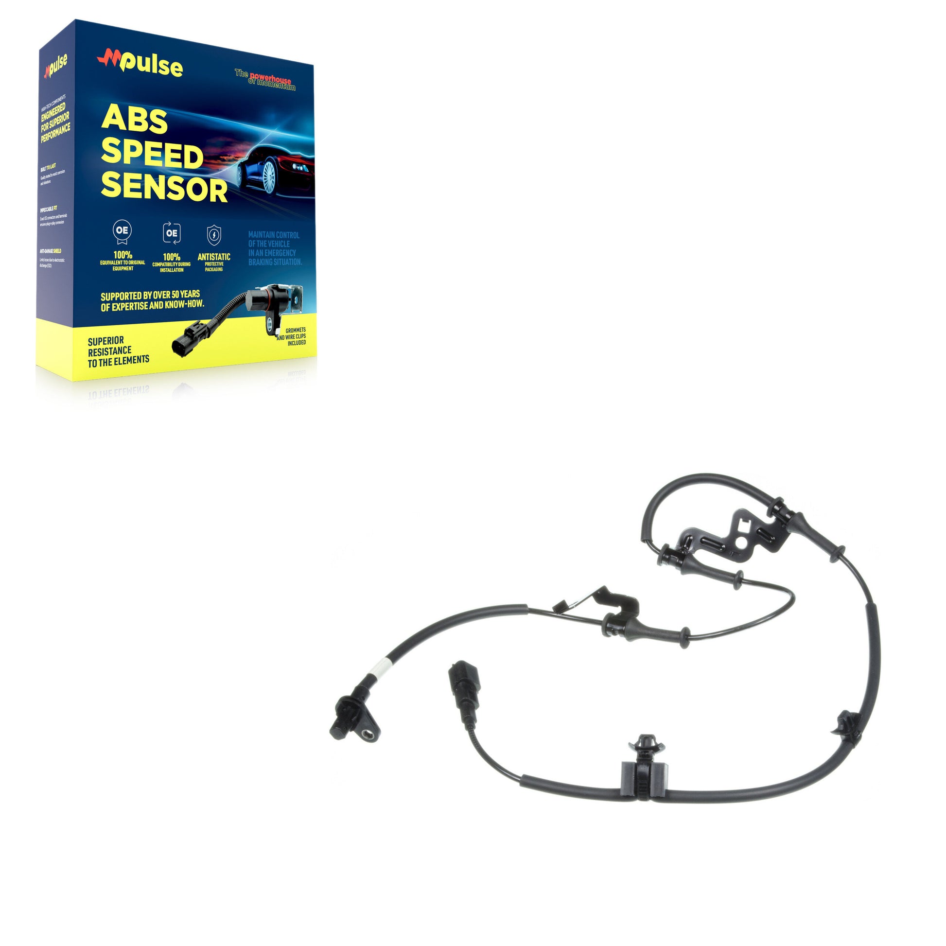 Mpulse SEN-2ABS3018 ABS Wheel Speed Sensor for 2014-2019 Kia Soul EV, Kia Soul - Front Left