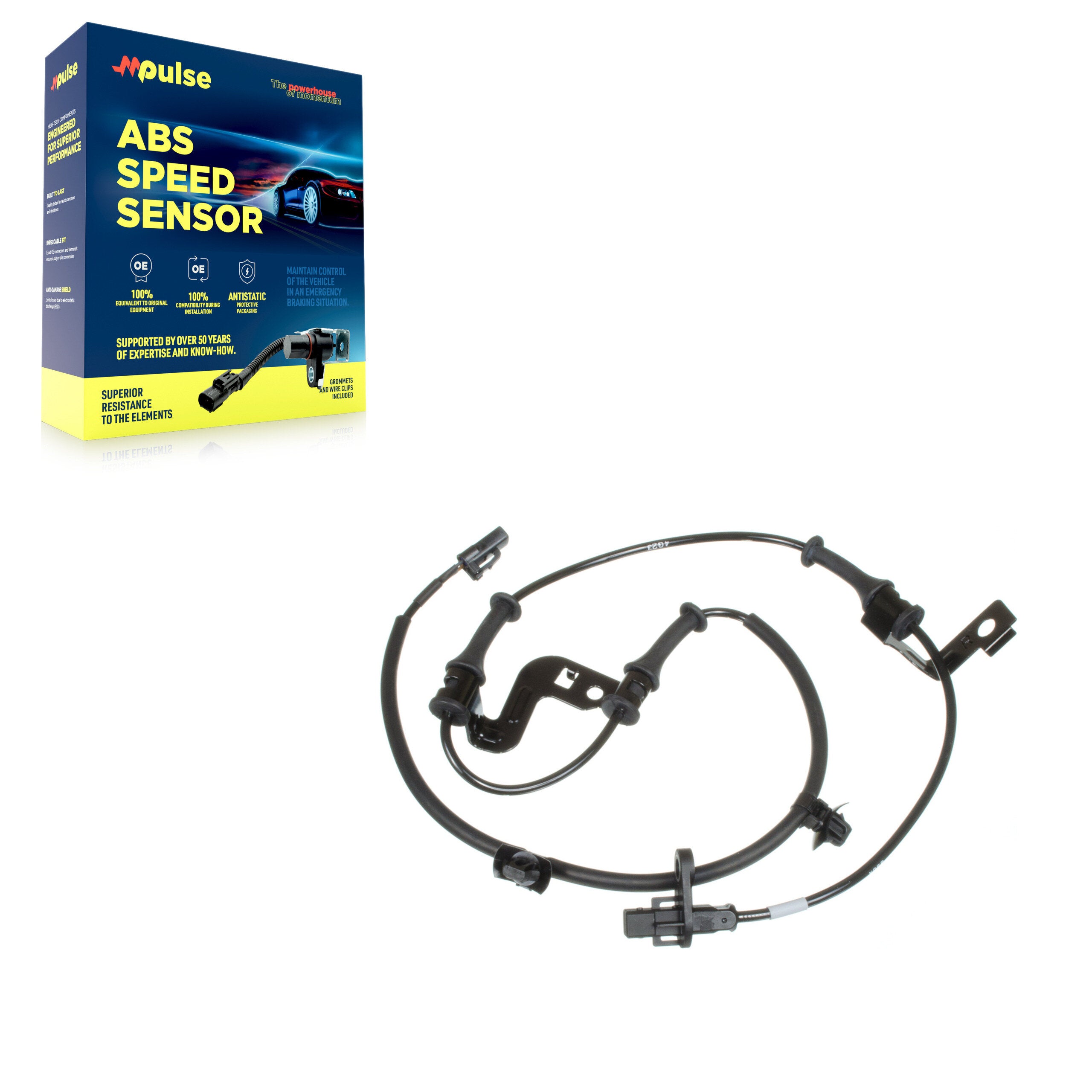 Mpulse SEN-2ABS3021 ABS Wheel Speed Sensor for 2014-2018 Kia Forte, Kia Forte Koup, Kia Forte5 - Front Right