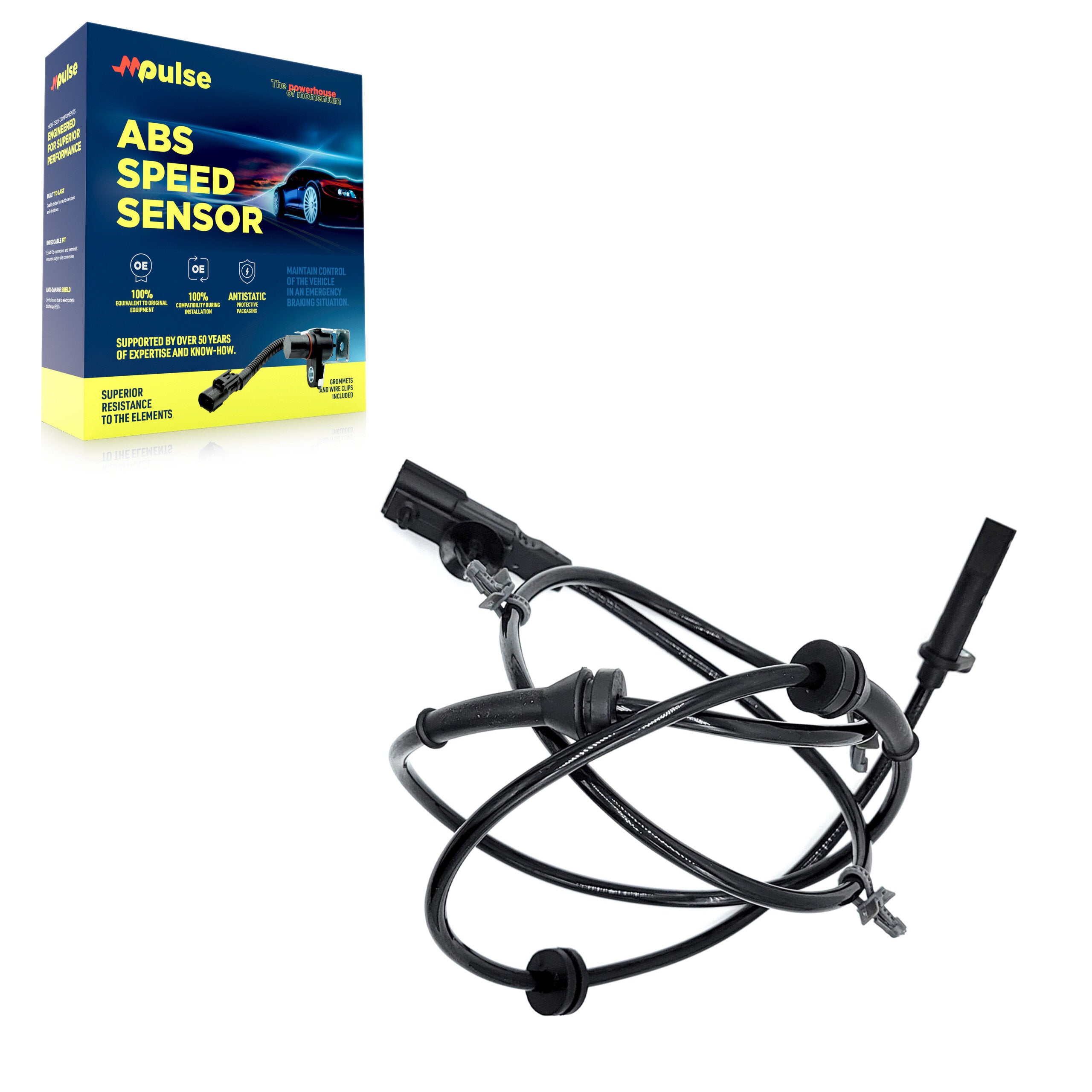 Mpulse SEN-2ABS3024 ABS Wheel Speed Sensor for 2014-2024 INFINITI Q50, Nissan Z, INFINITI Q60 - Front