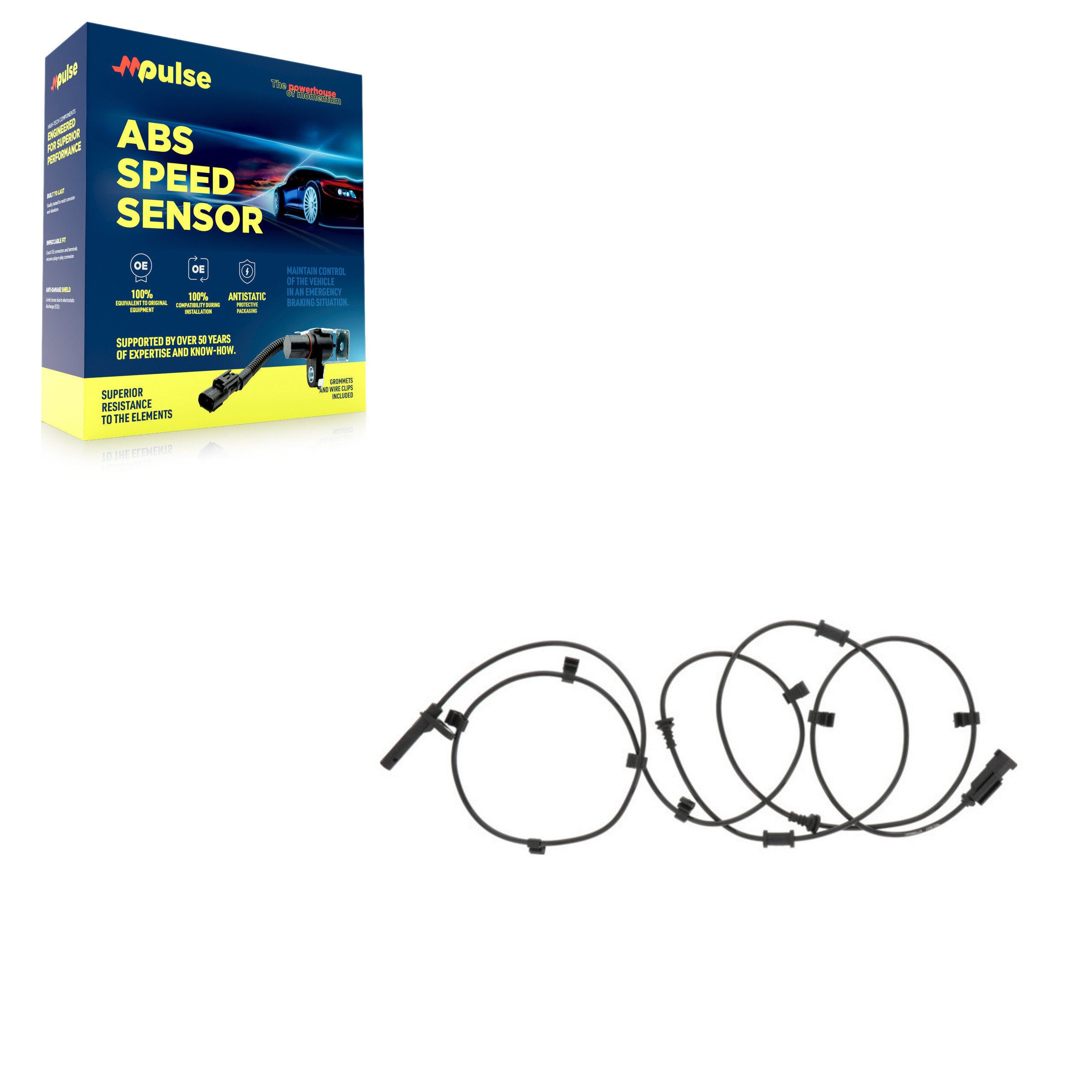 Mpulse SEN-2ABS3025 ABS Wheel Speed Sensor for 2014-2026 Ram 3500, Ram 2500, Ram 4000 - Rear Right