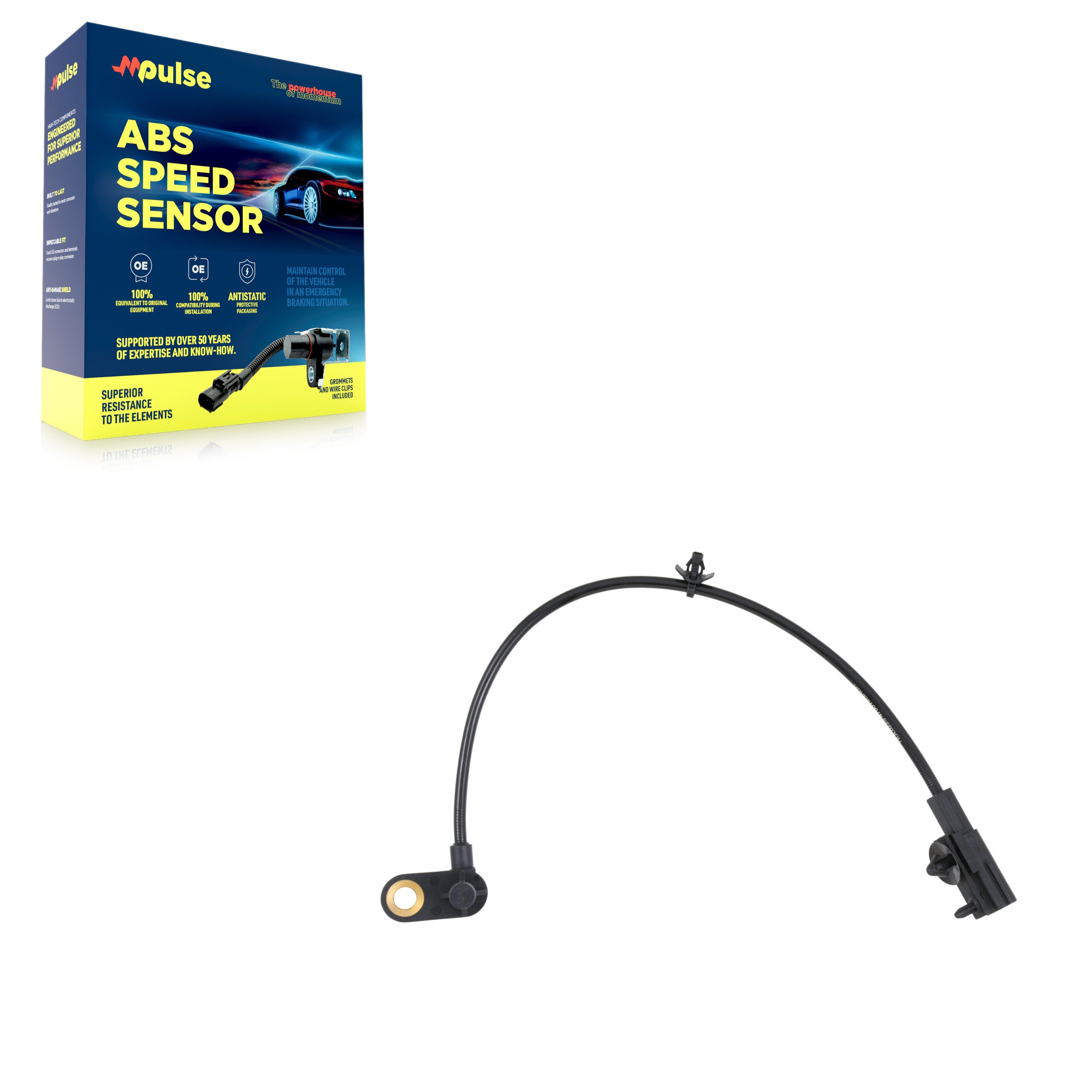 Mpulse SEN-2ABS3037 ABS Wheel Speed Sensor for 2014-2024 INFINITI Q50, Nissan Z, INFINITI Q60 - Rear Left